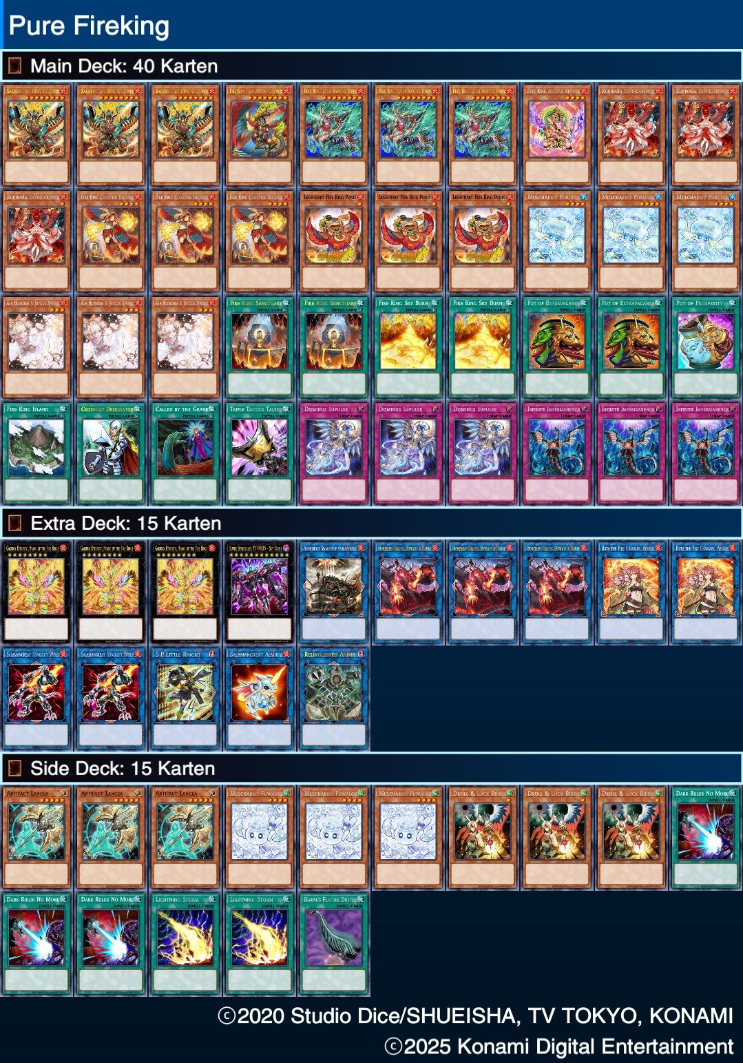 yugioh fire dragon deck Complete Custom for Yu-Gi-Oh! How to Play Tenpai Dragon: