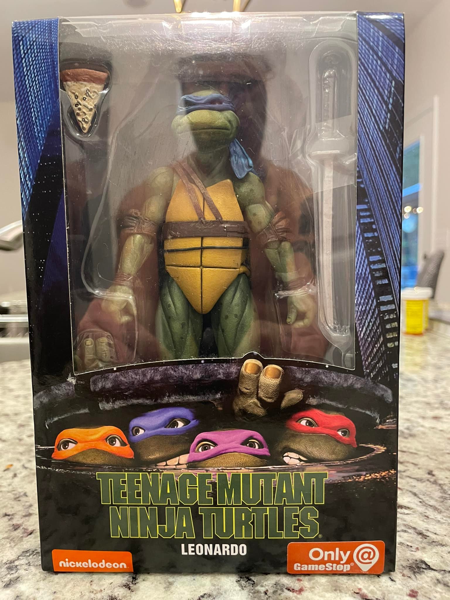 Lot De 3 Mini Figurines Tortues Ninja Playmates 2004 - Mirage, Rare, Occasion