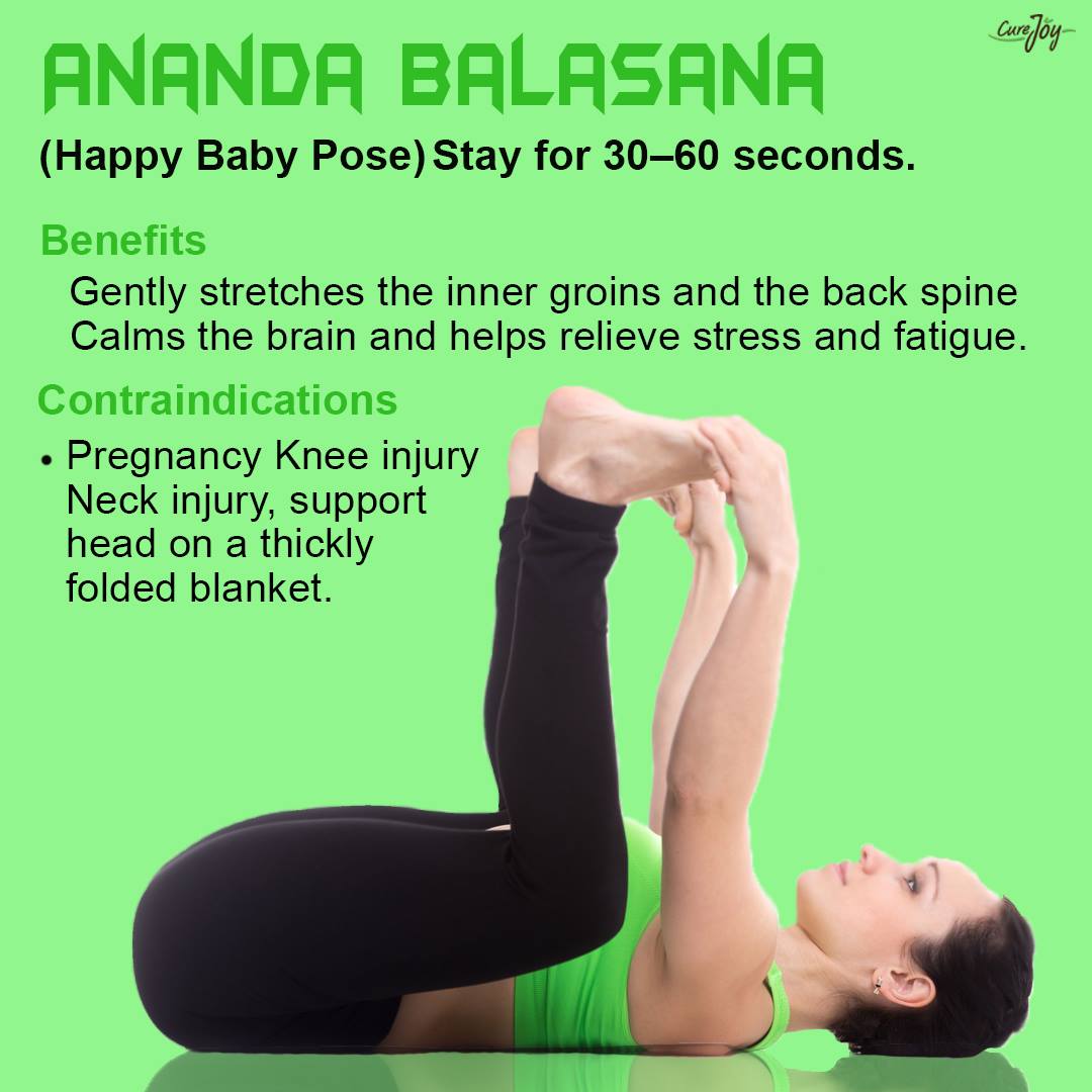 Curejoy Yoga - Yoga Pose Of The Day - Ananda Balasana  Facebook