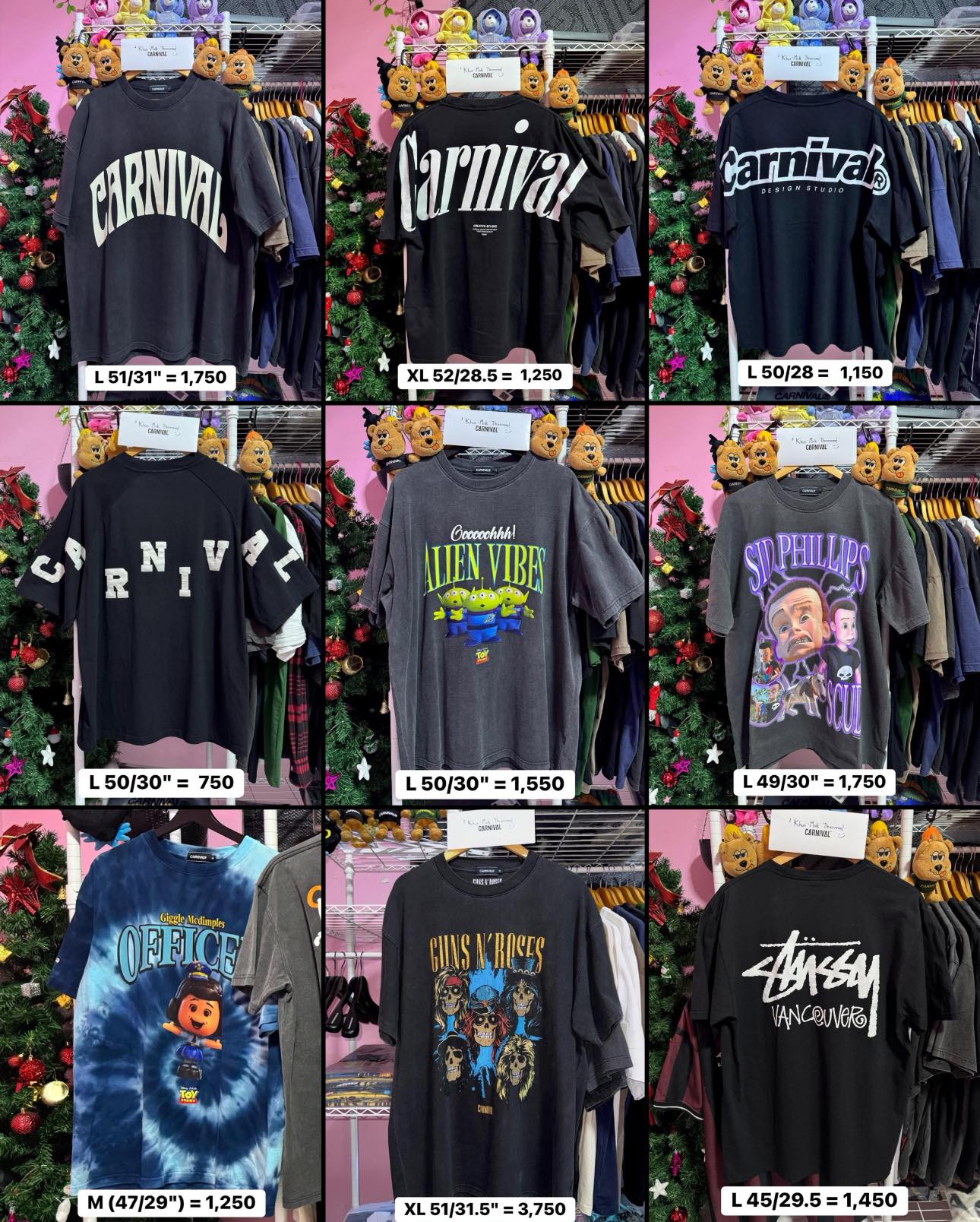 Carnival clothing items for sale