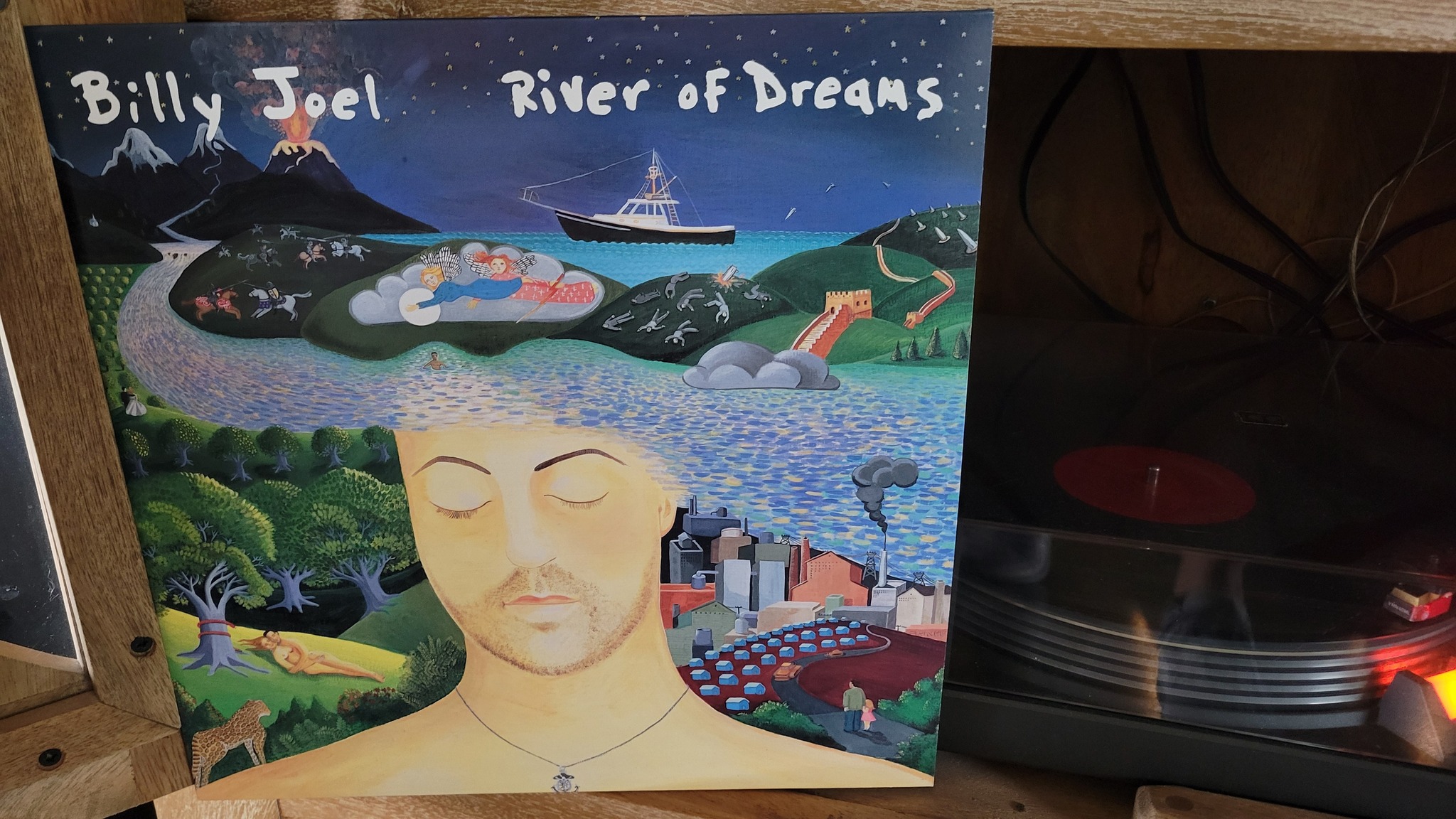 Billy Joel's River of Dreams album on LP