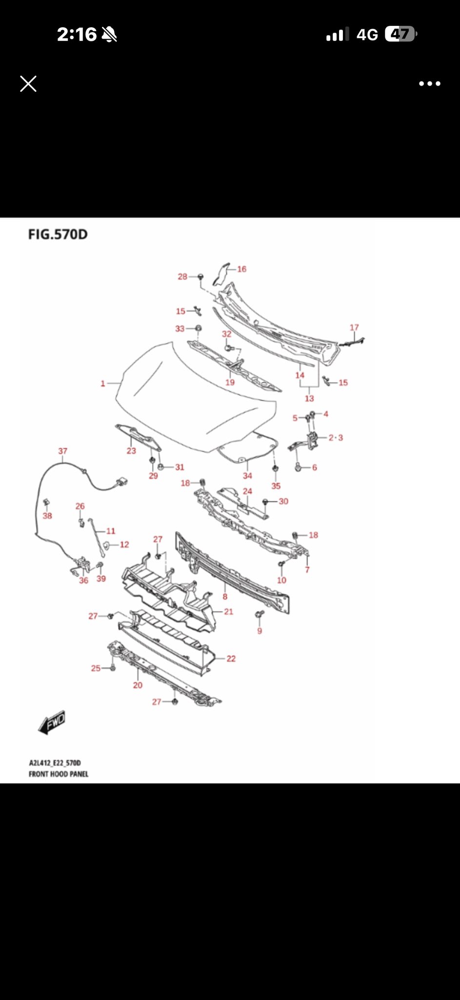 Where to find Suzuki ZC33S Swift Sport part numbers without diagrams?