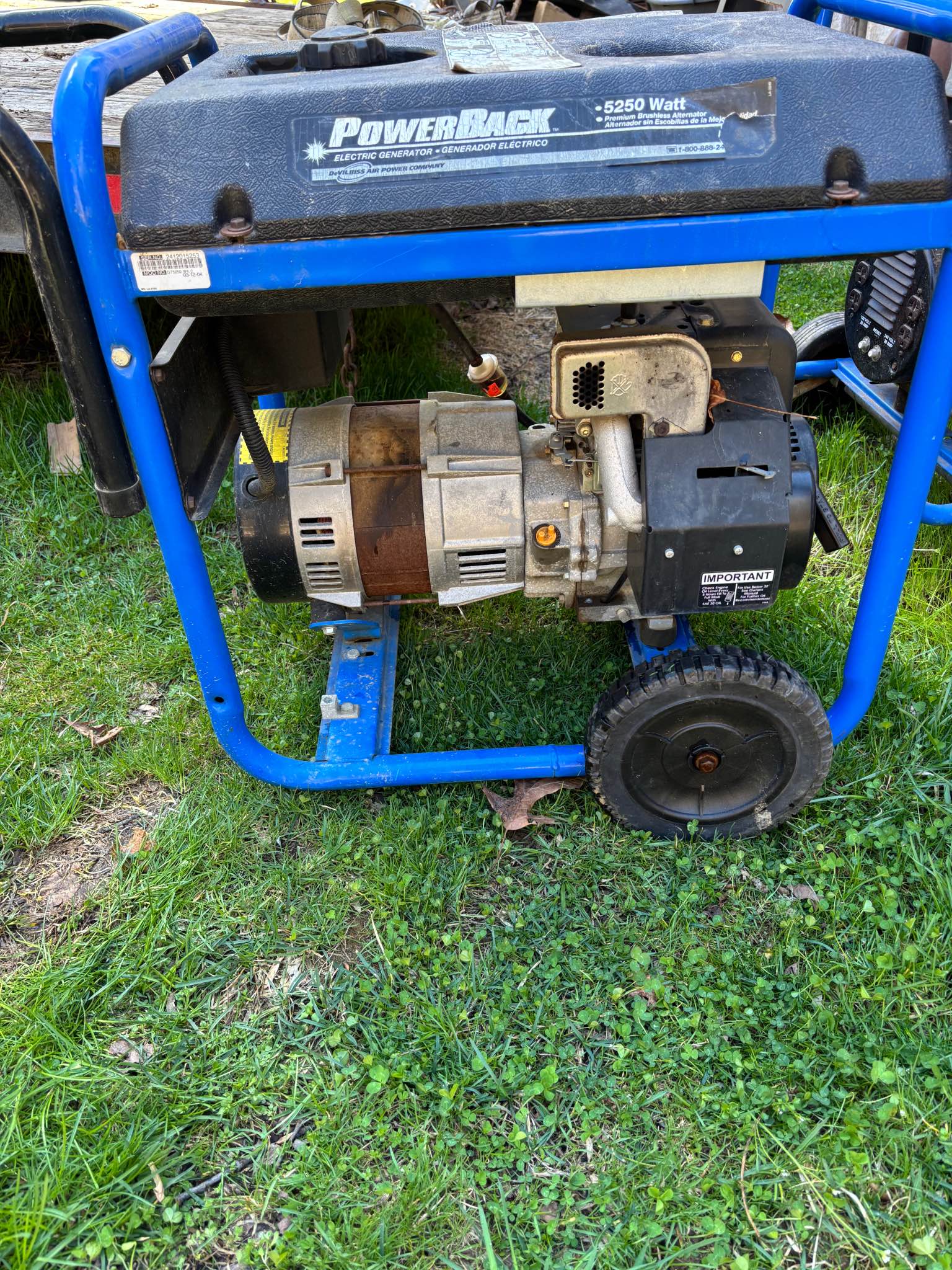 Power back electric generator 5250 w - Miscellaneous Tools ...