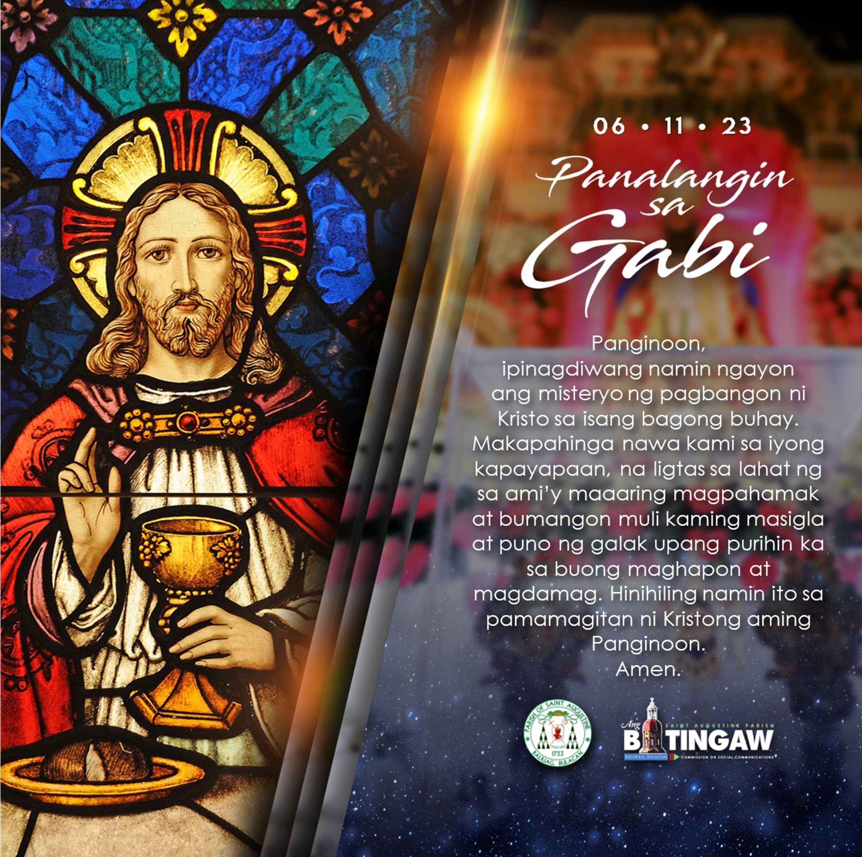 PA... - Ang Batingaw - Saint Augustine Parish Baliwag, Bulacan | Facebook