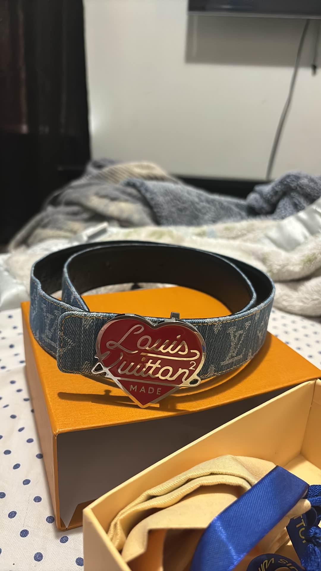 Louis Vuitton x Nigo Denim 40mm Reversible Belt - Belts