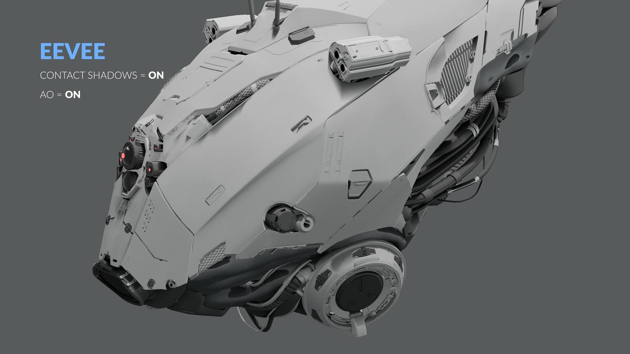 Creative Shrimp - the new Workbench and Eevee viewport...