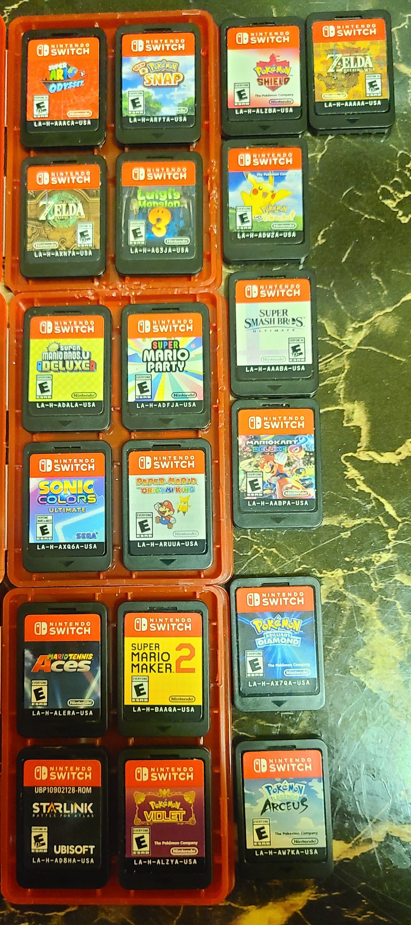 Nintendo Switch, 3DS, and DS game collection