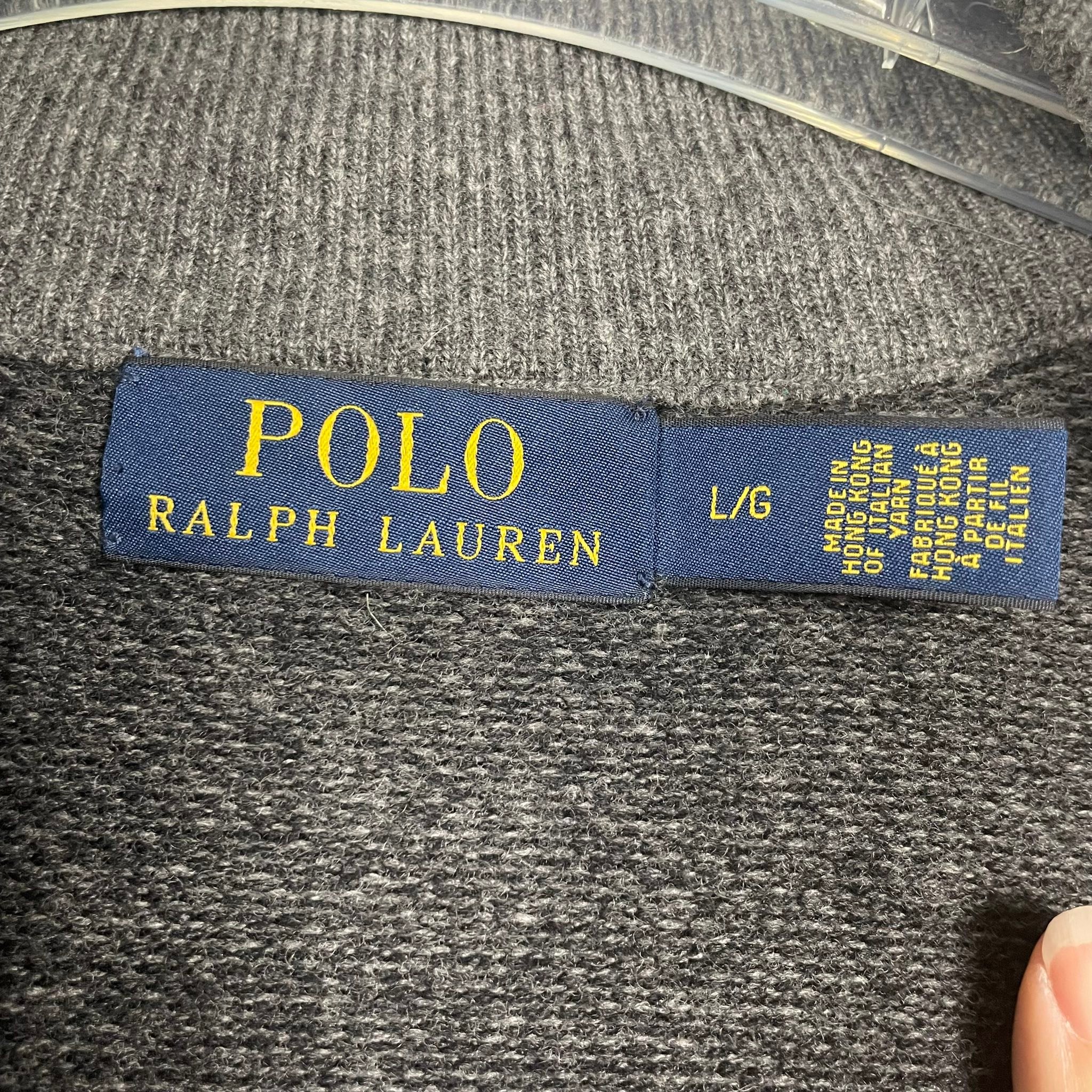 What does a newer Polo Ralph Lauren label look like?