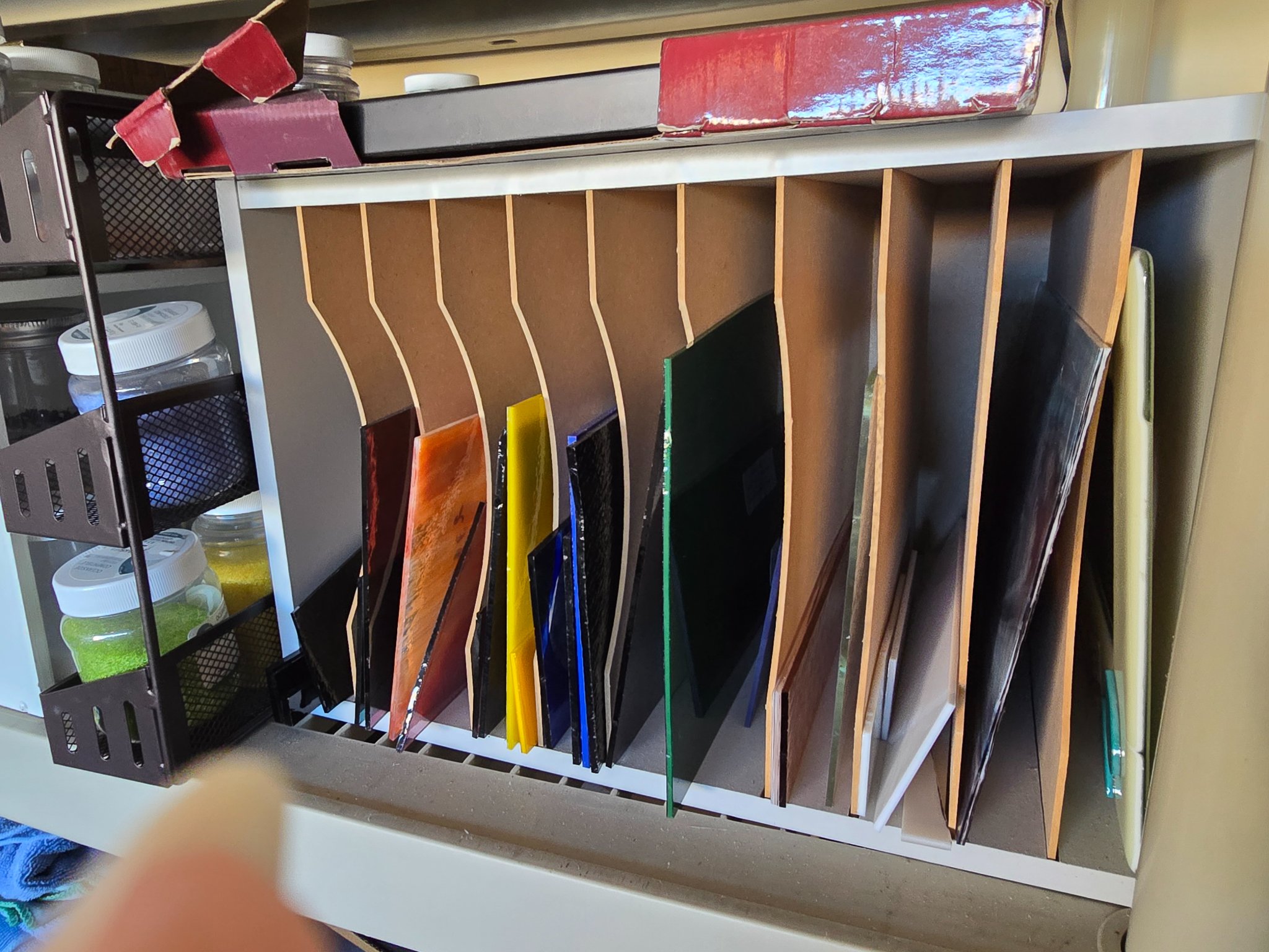Fused Glass Studio contents and Created Art Items - Kilns - Mesa ...
