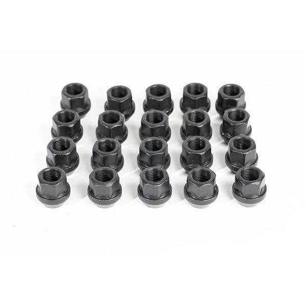 20x M14 X 1.25 27mm Wheel Bolts – OEM Style, Black Tapered, For MINI F56, Bimecc Italy