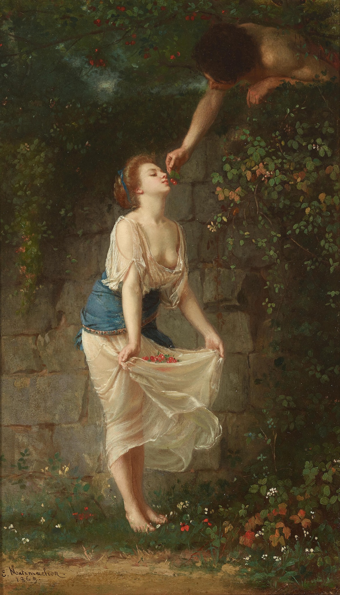 Cherry Ripe 1879 by John Everett Millais The painting depicts a