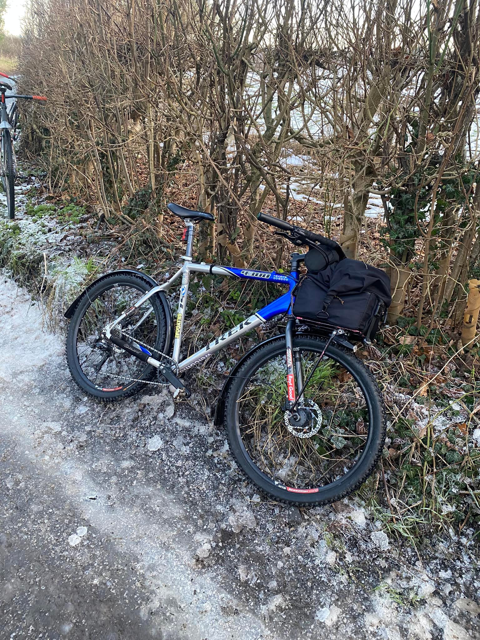 Trek 4300 Before and After Now with shimano hydraulic disks 30t