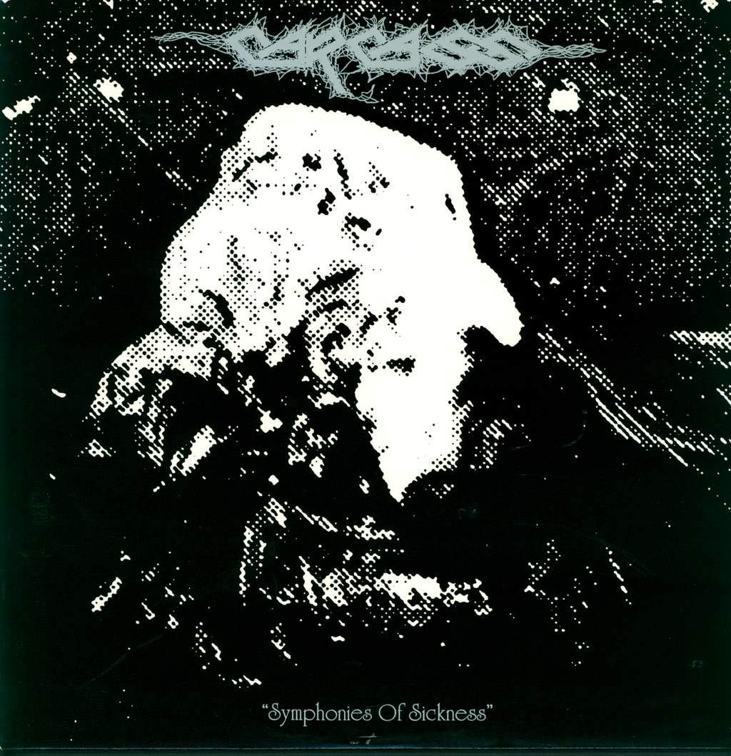 Carcass レコード GRIND CORE DEATH L Carcass 'Symphonies of Sickness', the grindcore classic, is