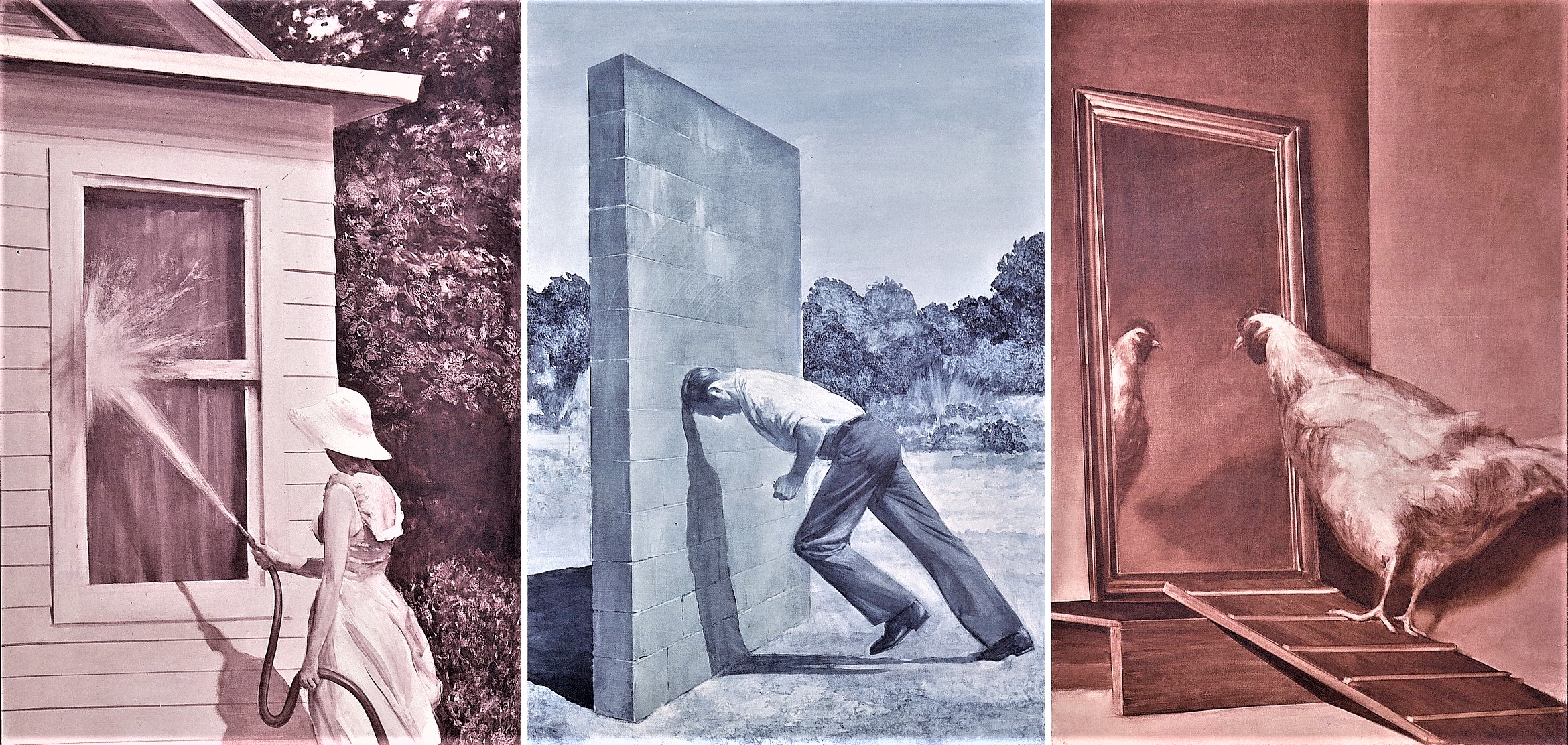 Mark Tansey's 'The Innocent Eye Test' at the Metropolitan Museum