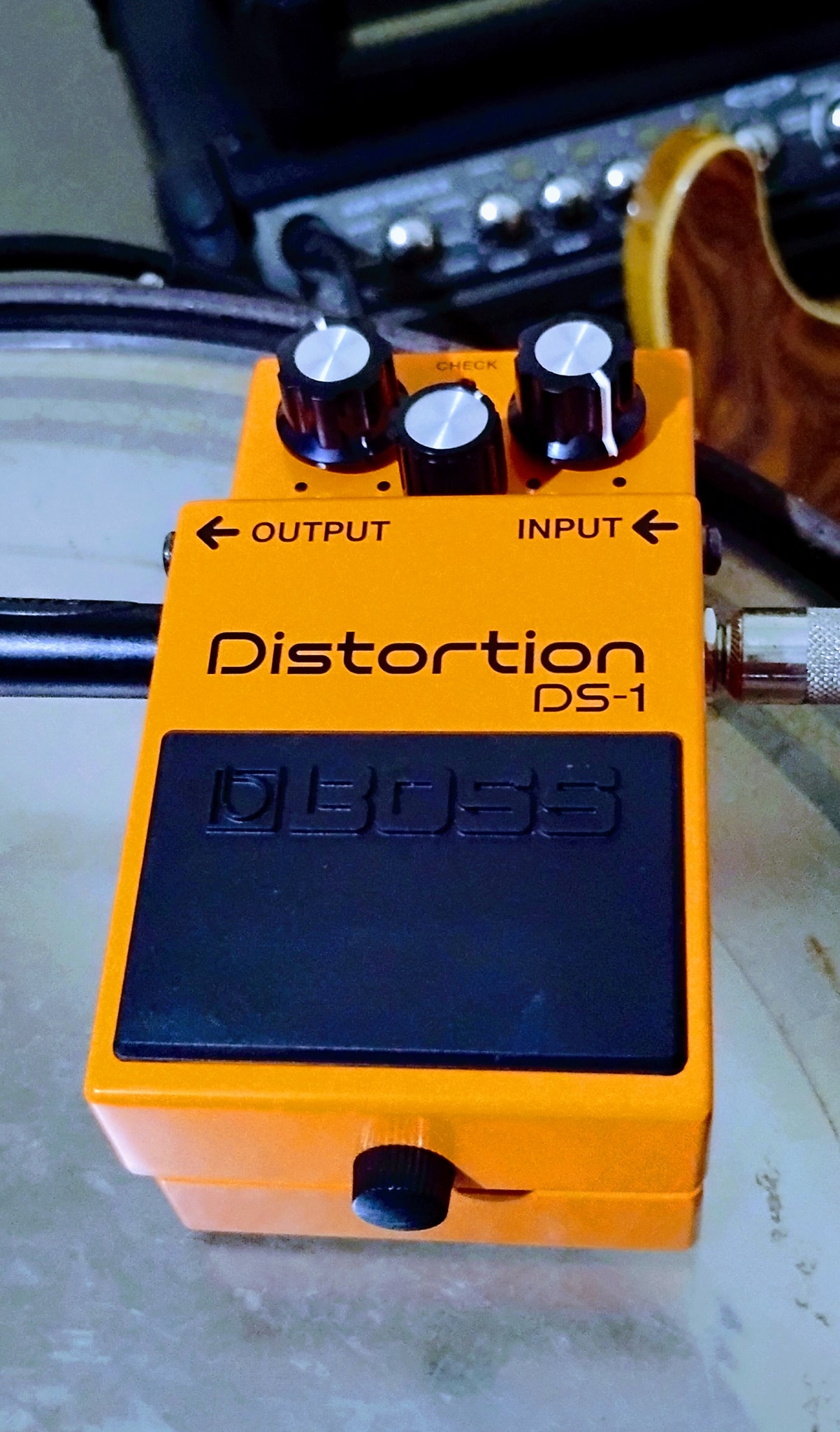 BOSS DIGITAL SPACE-D DC-3 MADE IN JAPAN CHECK En ع=و= LO MIN MAX