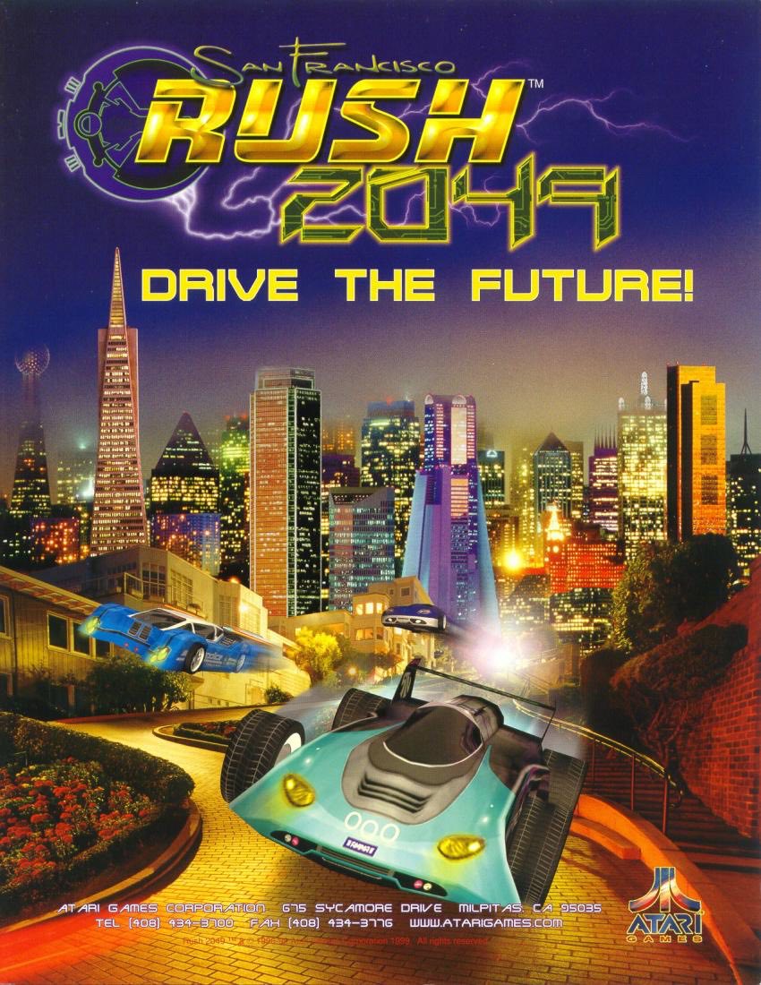 カートラベル 53他 The Soundtrack to the Rush 2049 arcade- given to me by the music