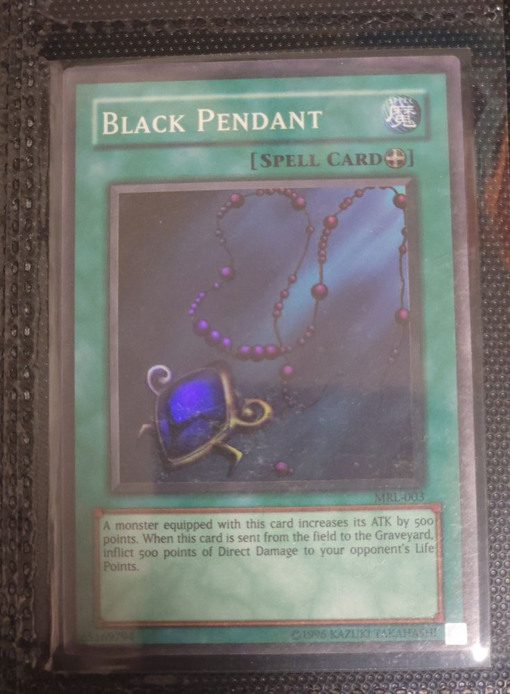 black pendant yugioh card YGO 3D Metal Pendent with Cards duelists forge their destinies with every drawn card One of the most reliable