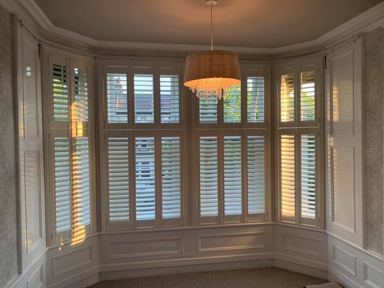 A nice example of tier on tier in... - Custom Shutter Design