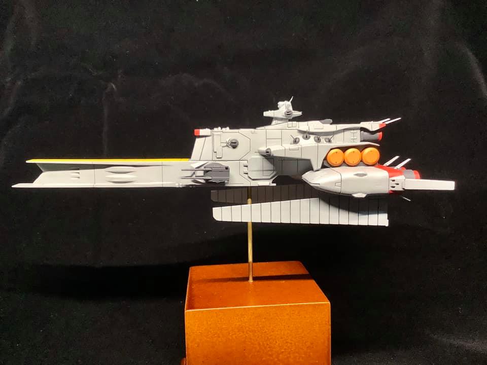 1/1700比例地球連邦軍Clop 級輕巡洋艦一號艦。 1/1700 scale EFSF Clop