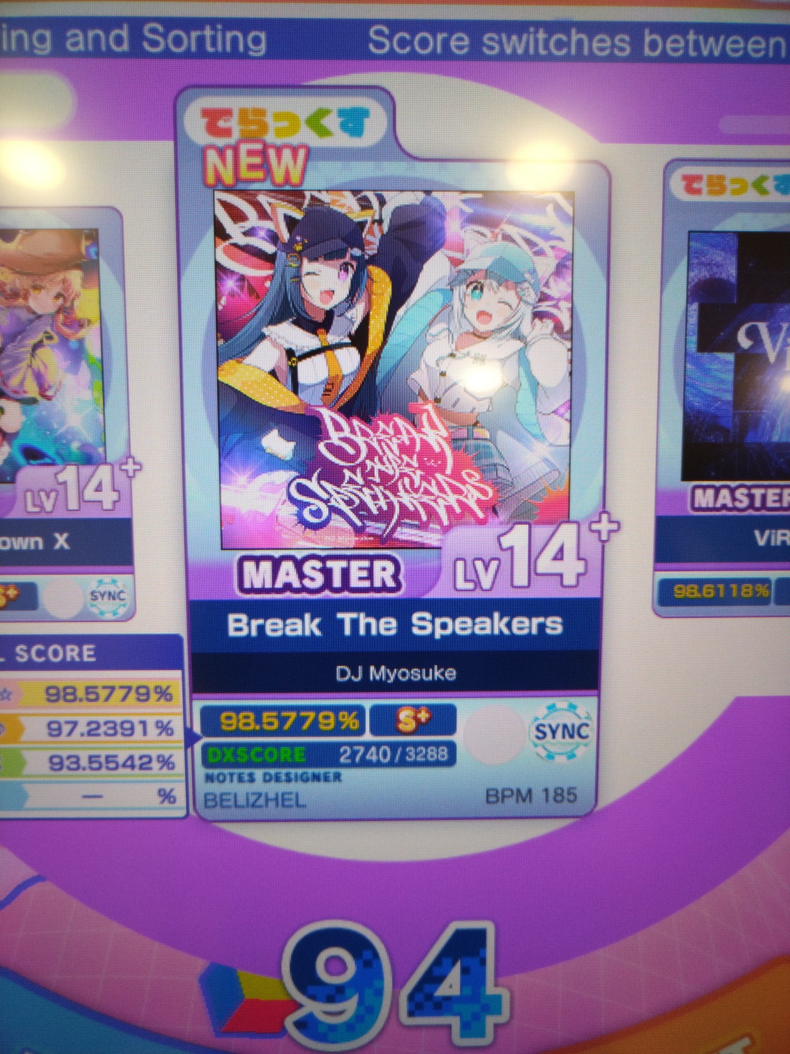 Breaking speakers in maimai on first try