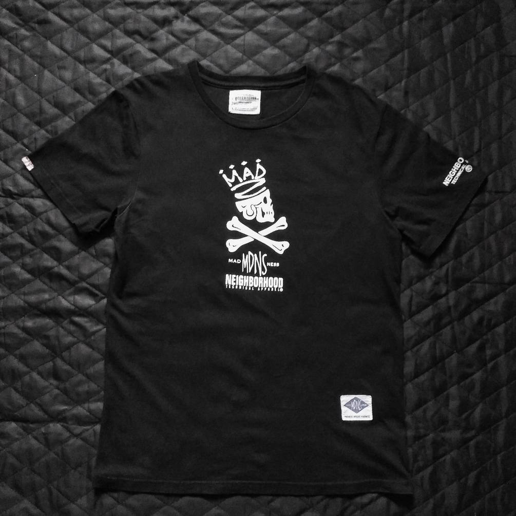 MADNESS X NEIGHBORHOOD TEE SIZE L (68X54) Rp. 400.000 Instagram