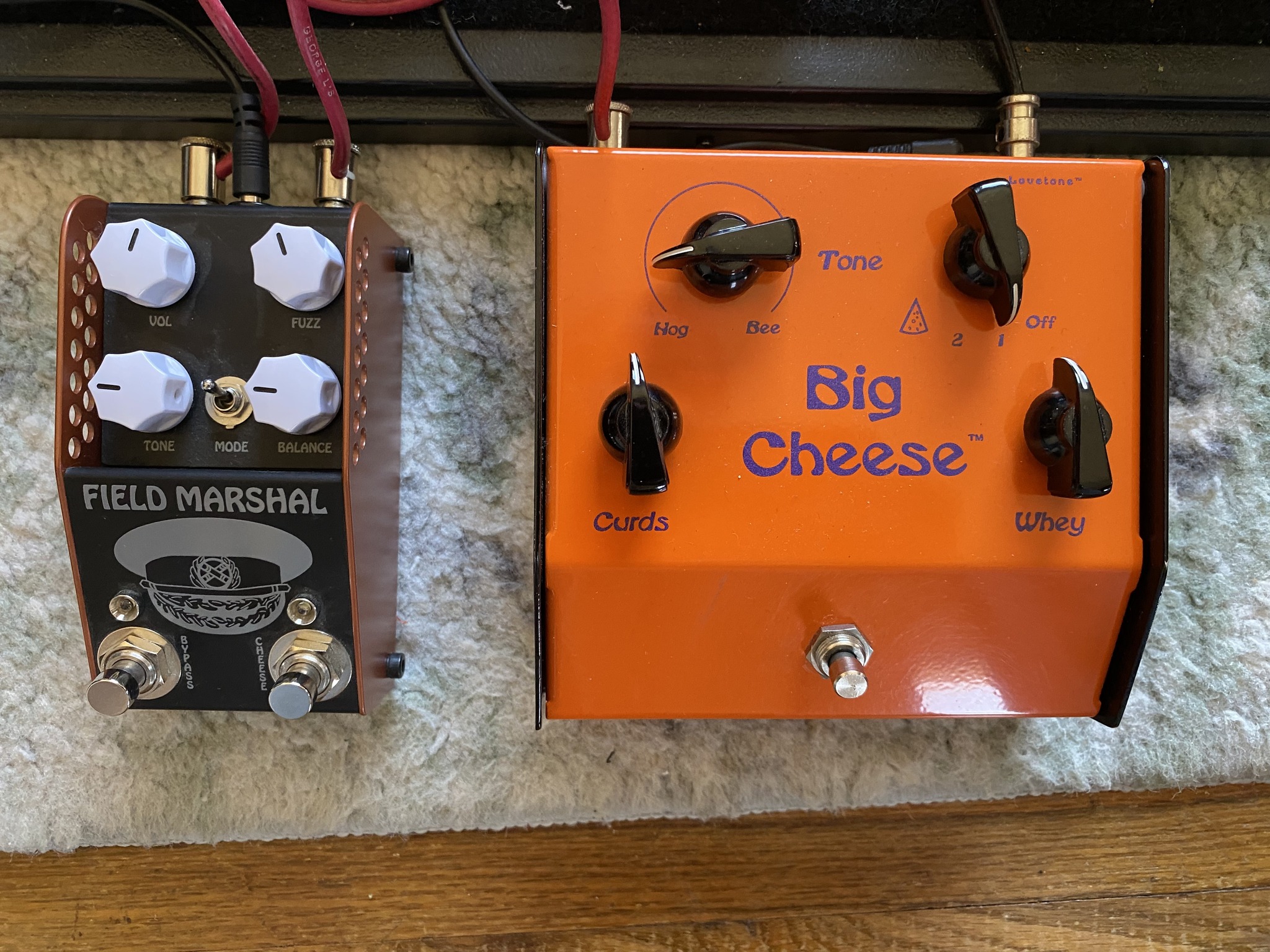Lovetone Big Cheese fuzz pedal review and comparison to Thorpy