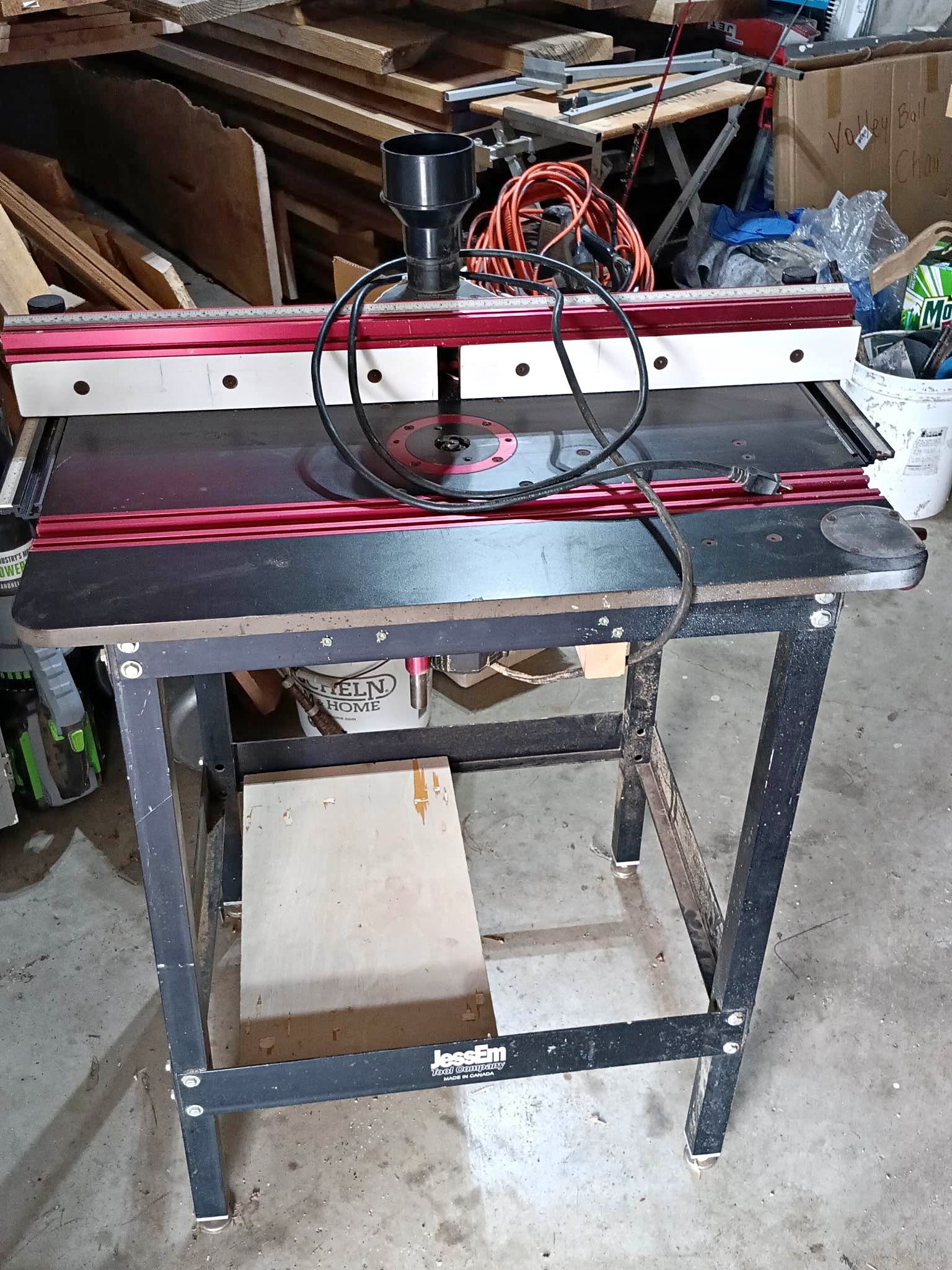 JessEm Router Table w/ Lift comes with Porter Cable 3 1/4 h.p. Router ...
