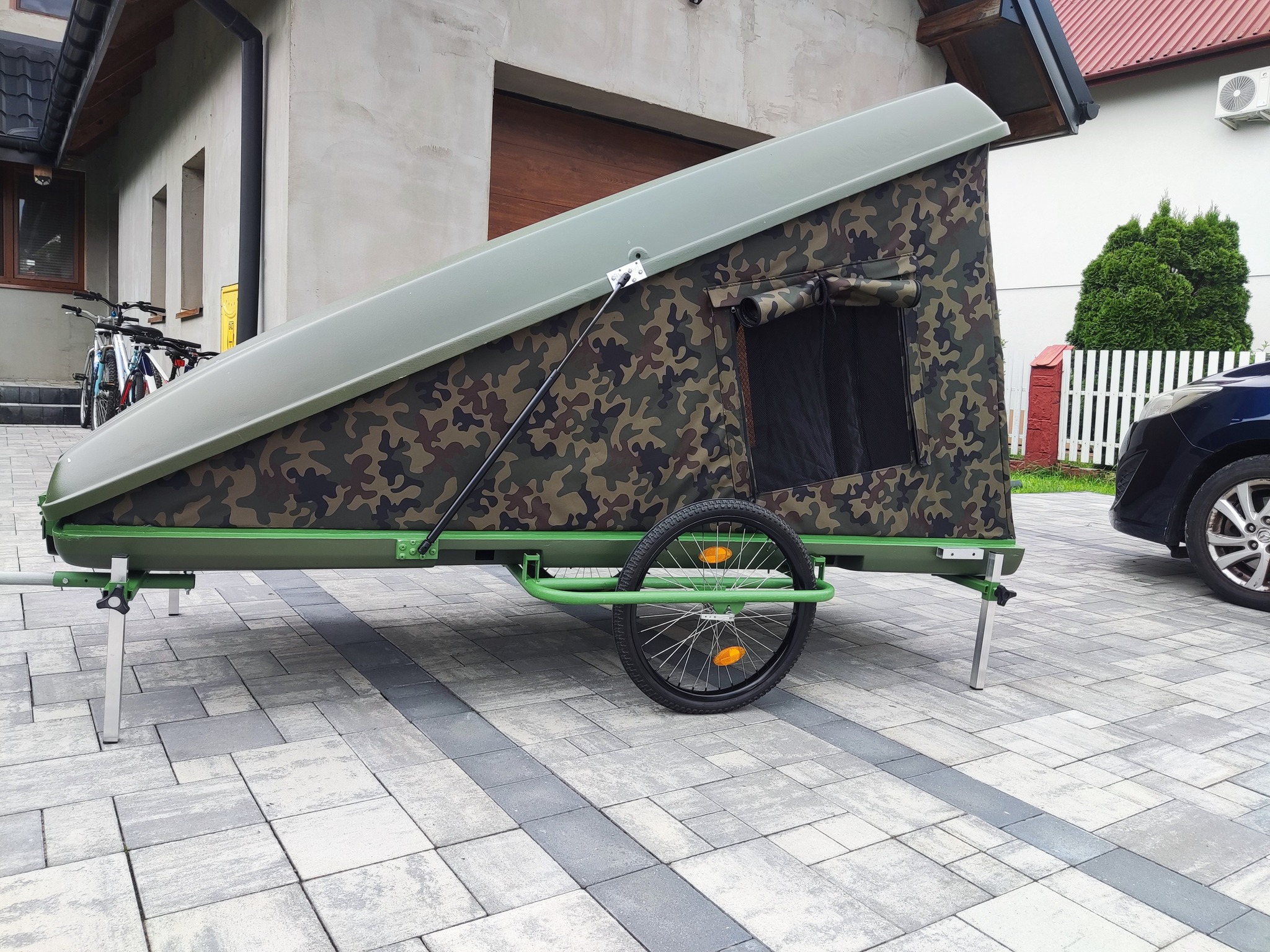 kuganha tented camp safari Trouper hanSe Sonnensegel quadratisch, Segeltuch Farbe:Twist silver