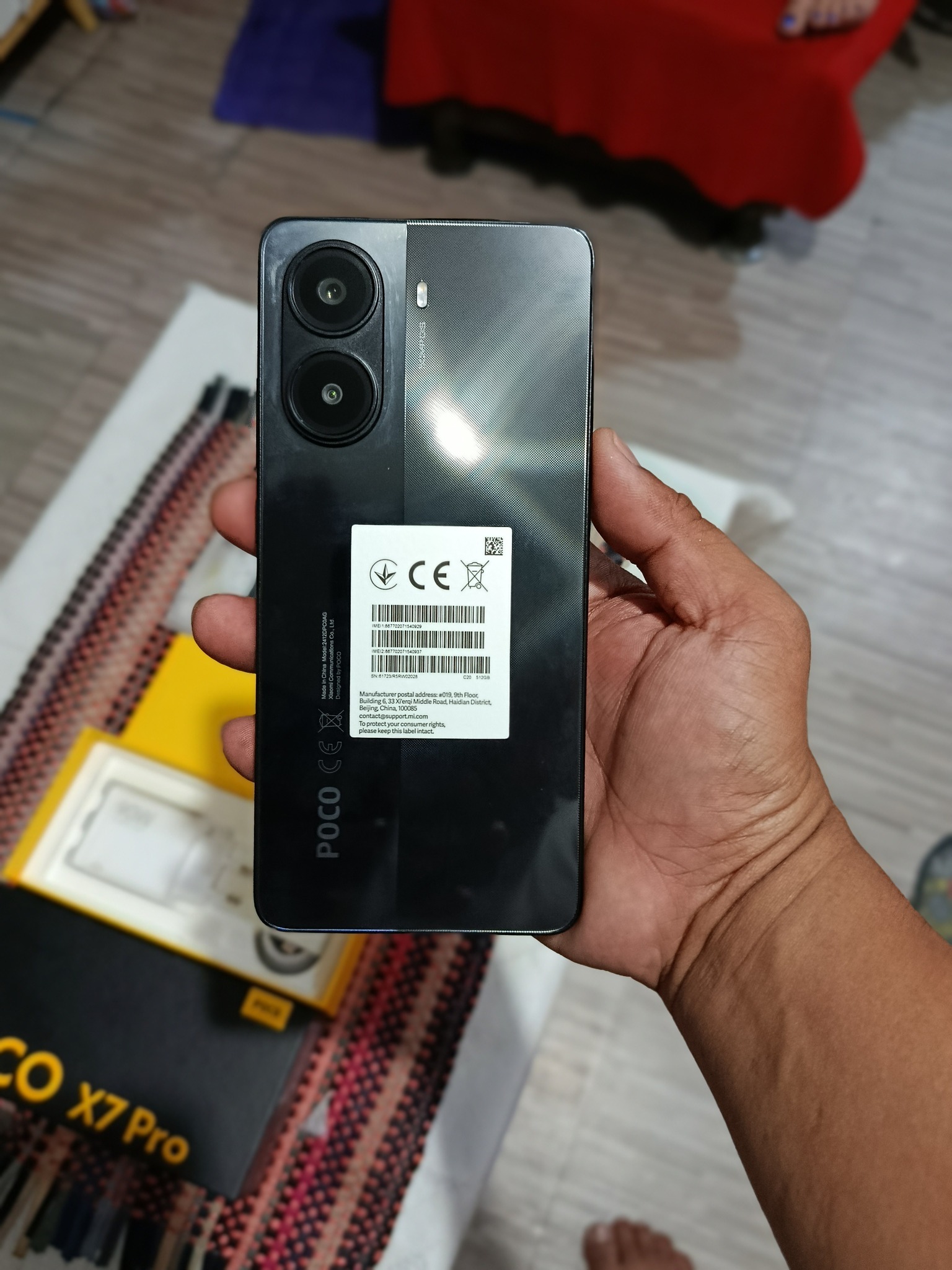 Poco X7 Pro 5G for sale with 12GB RAM and 512GB ROM