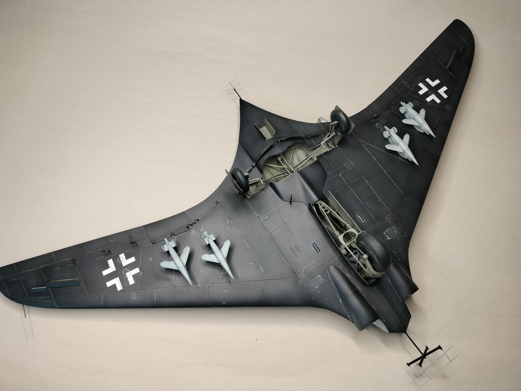 Figurine Pilote Ho 229 TAKOM 1/16 – Maquette Char Promo, Détail Exceptionnel Accessoire Diorama