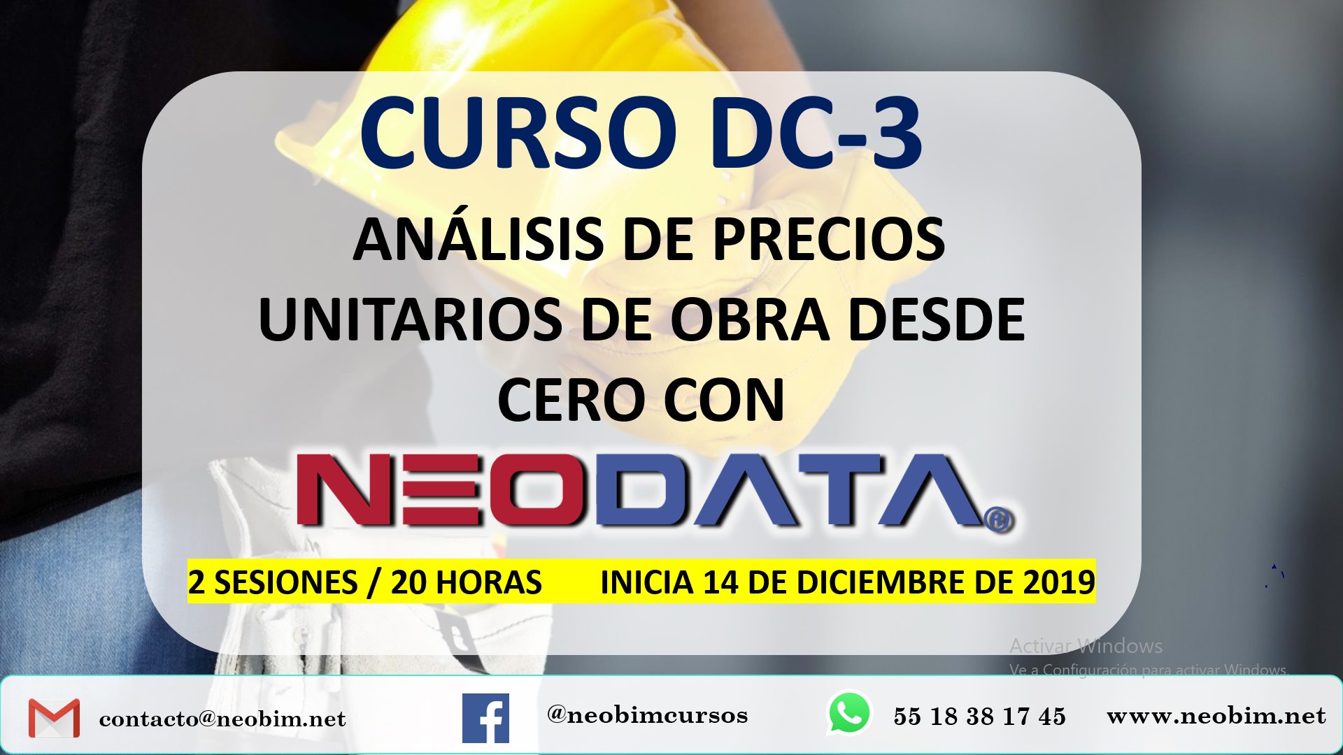 📈💻Curso Análisis de precios... - Neobim Cursos Ingeniería | Facebook