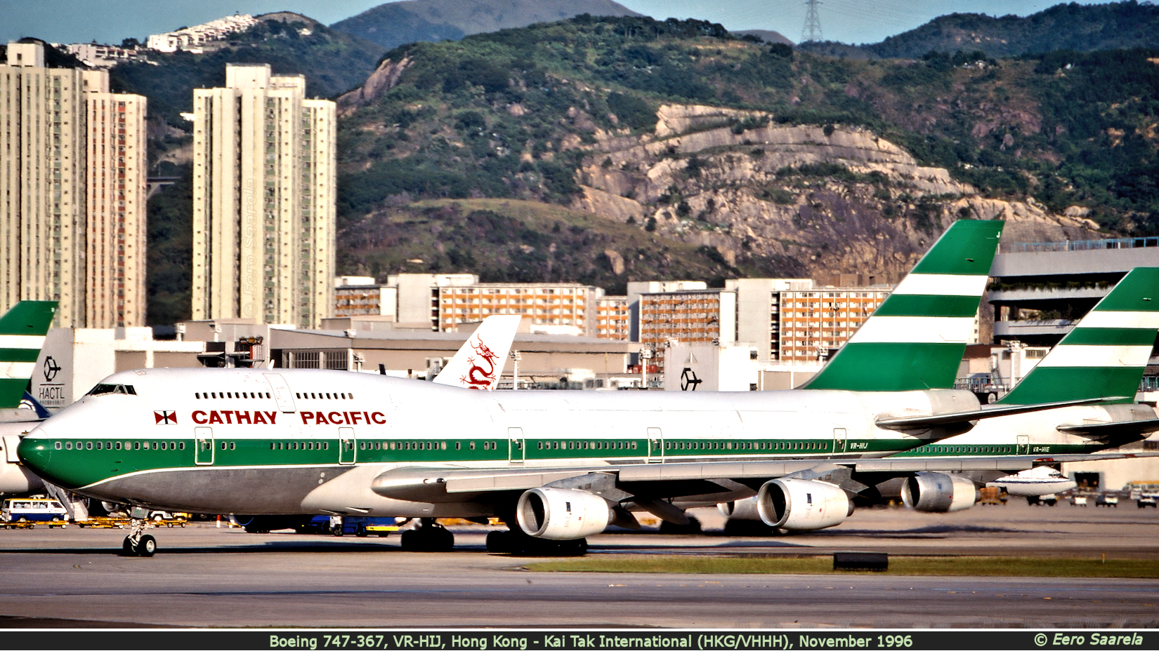 Cathay Cargo B747-400F VR-HUH in 1995. 20. 