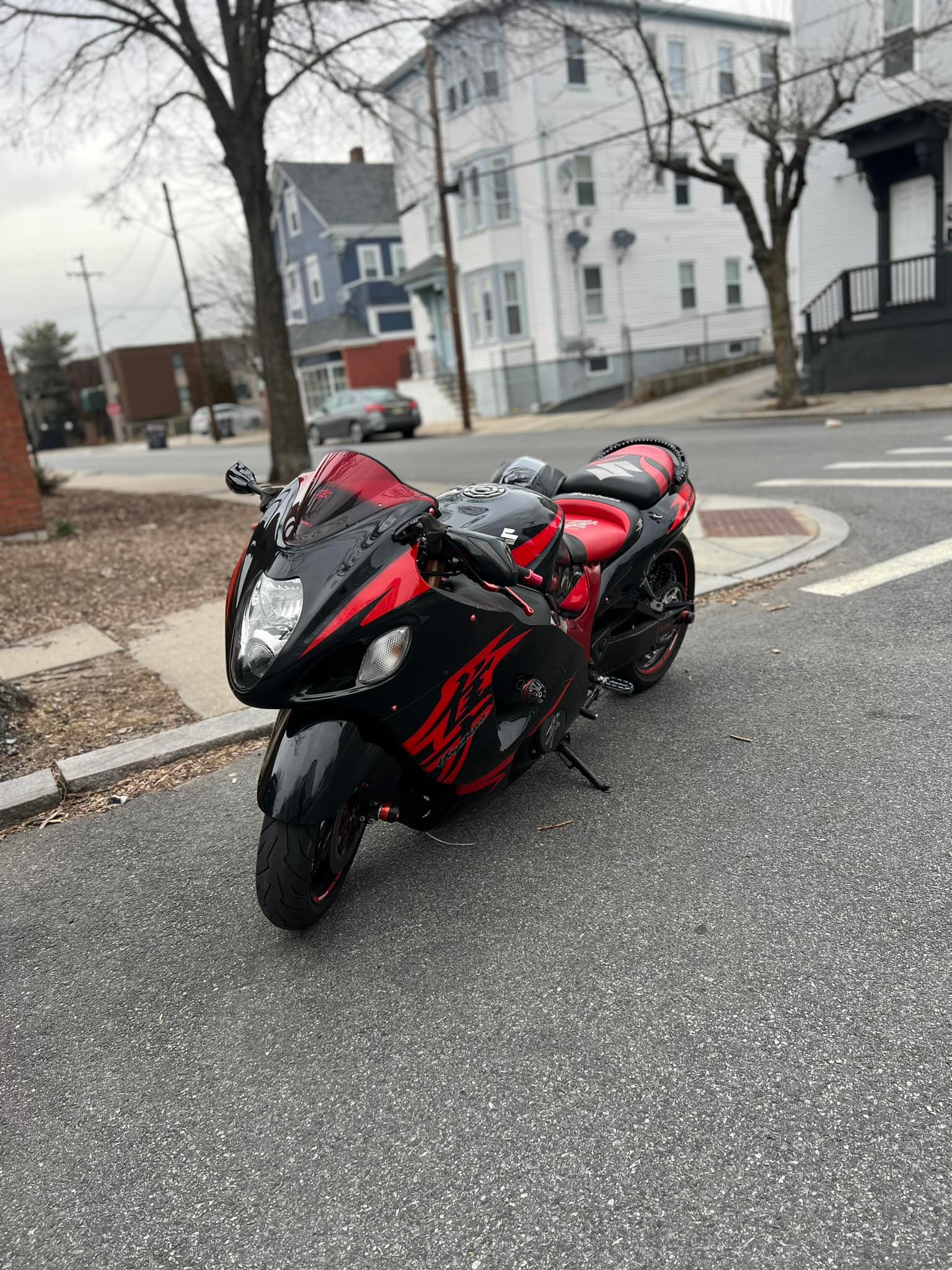 What's a fair price for a 2005 Suzuki Hayabusa with custom wheels