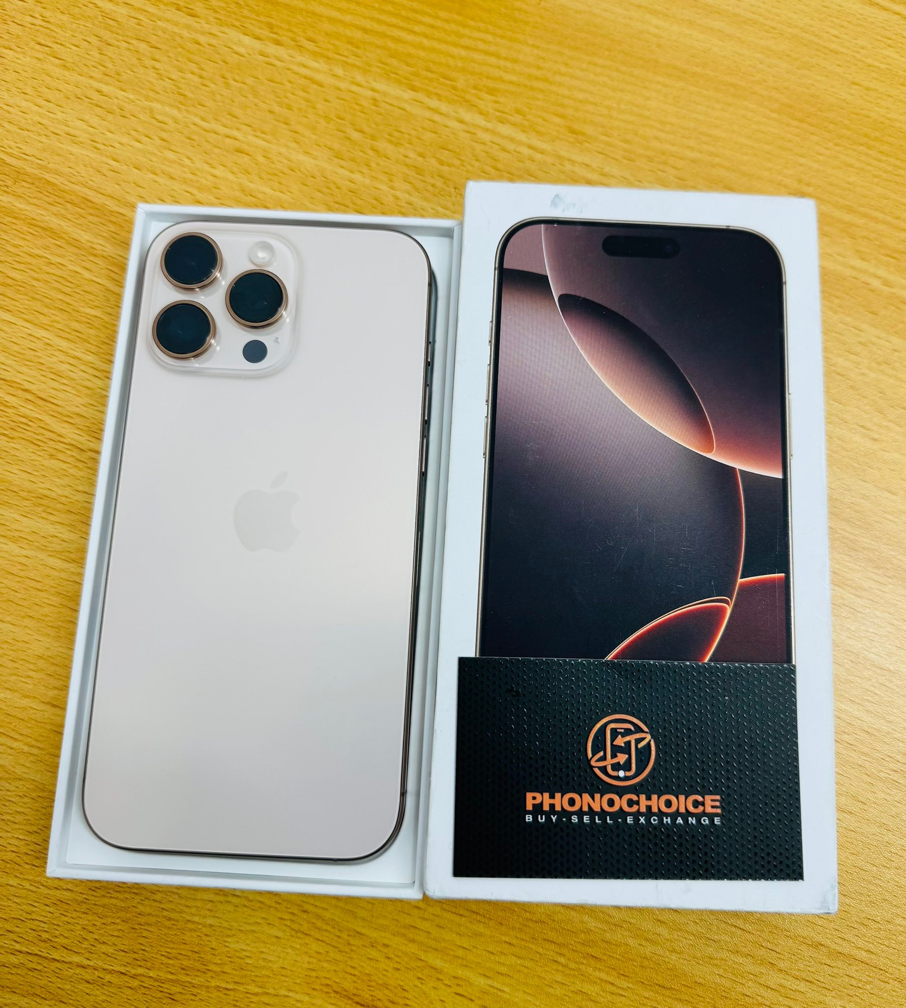 iPhone 16 Pro Max 256GB – Desert Titanium | 99% Battery 