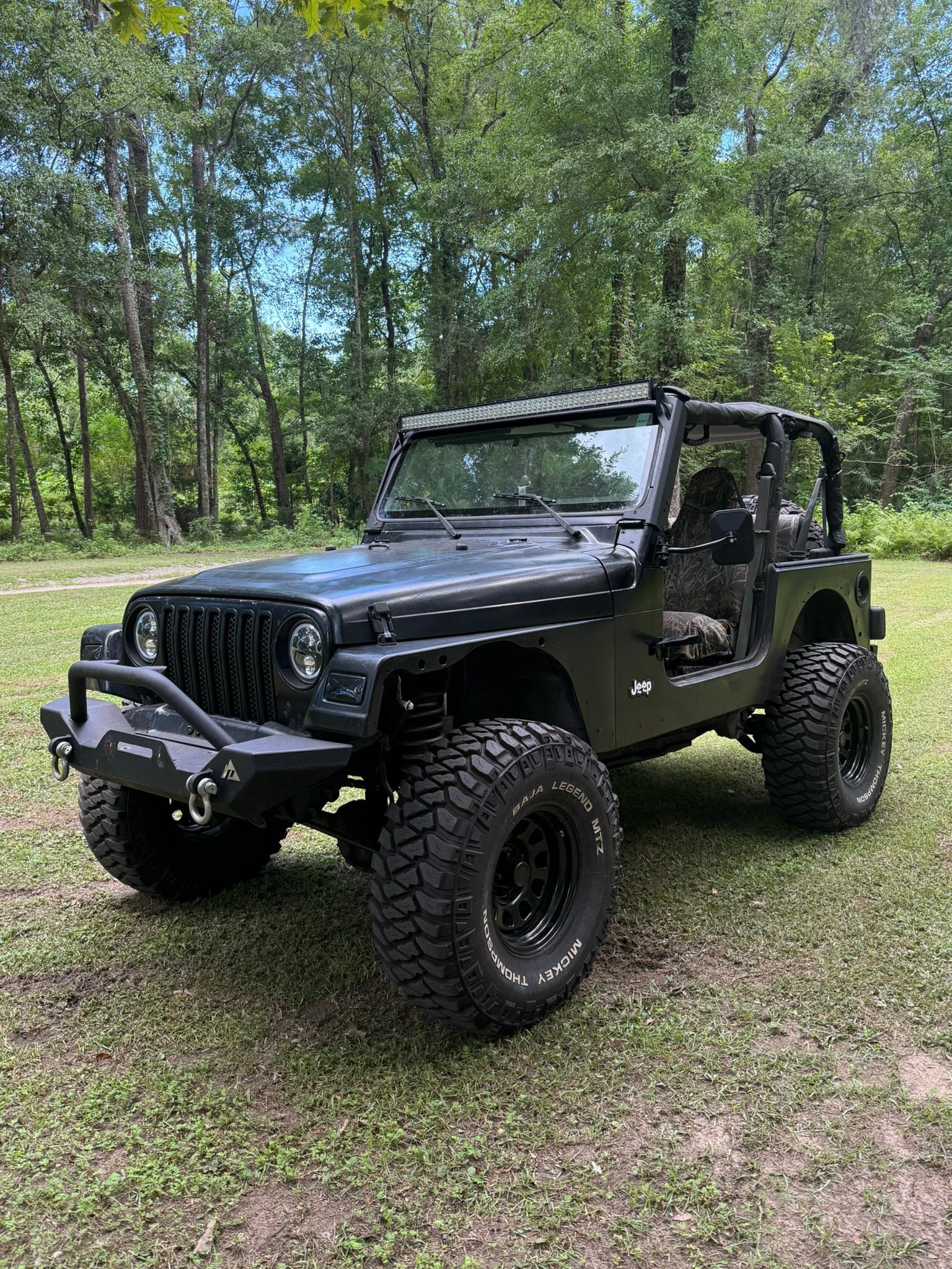 Jeep TJ 4.0 inline 6 with 4in lift