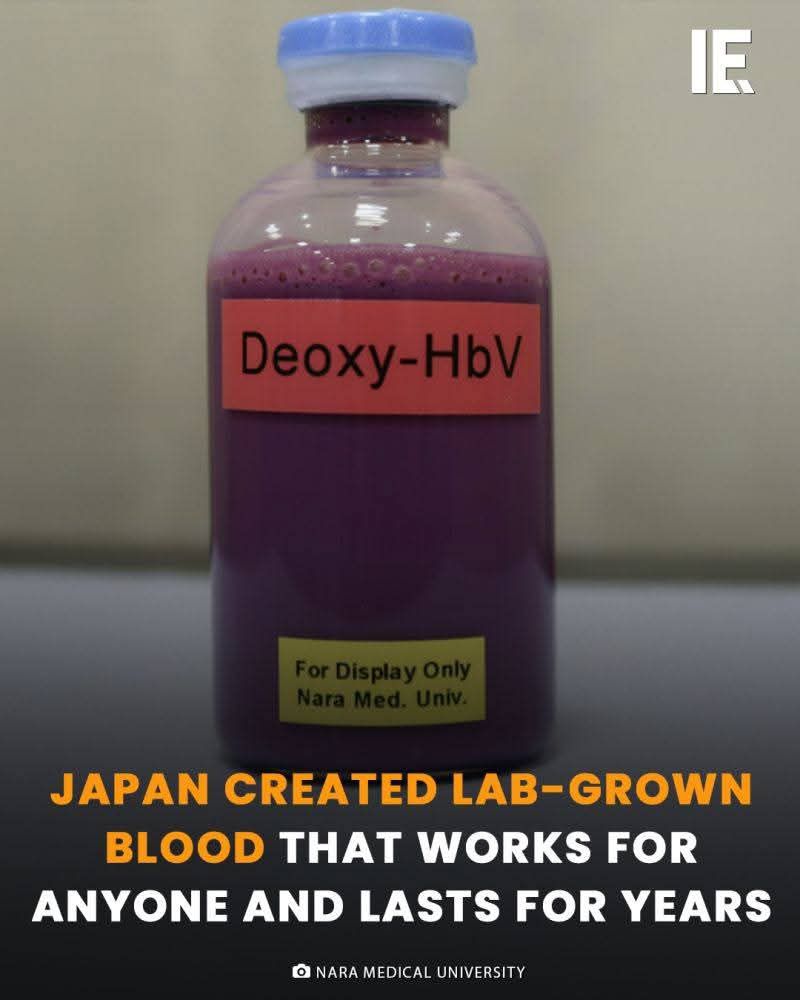 Japanese scientists create universal artificial blood
