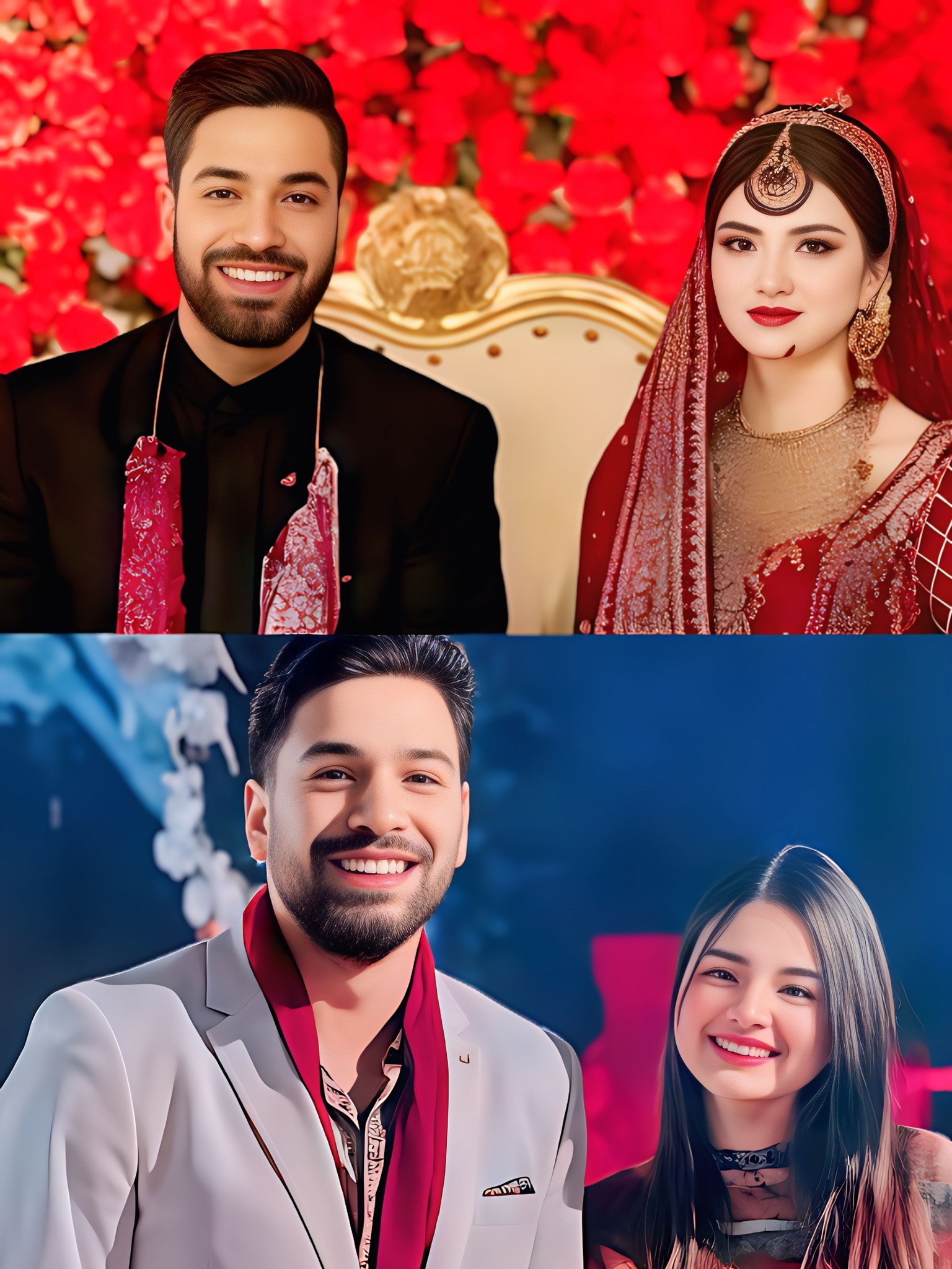 Sameer - Pakistani fast bowler haris rauf with his stunning wife 😍🥰 # ...