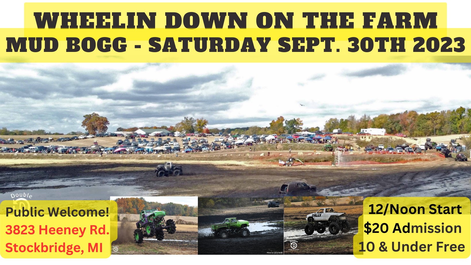 Wheelin Down on the Farm Mud Bogging