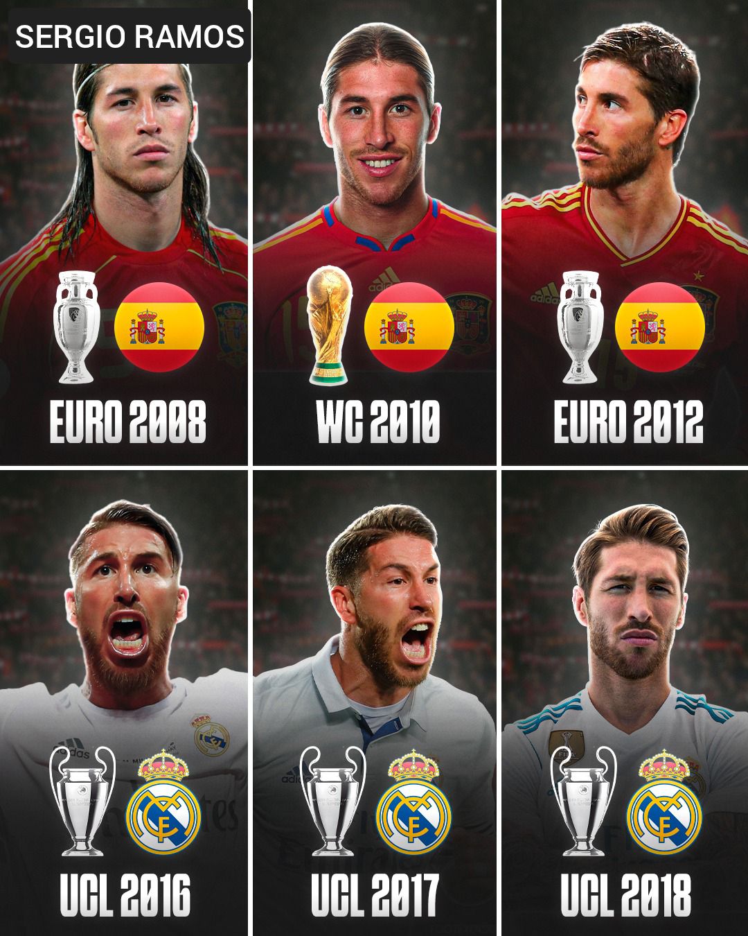 🇪🇸🔥 𝗛𝗘'𝗦 𝗣𝗨𝗥𝗘 𝗔𝗨𝗥𝗔! Sergio Ramos, one of the