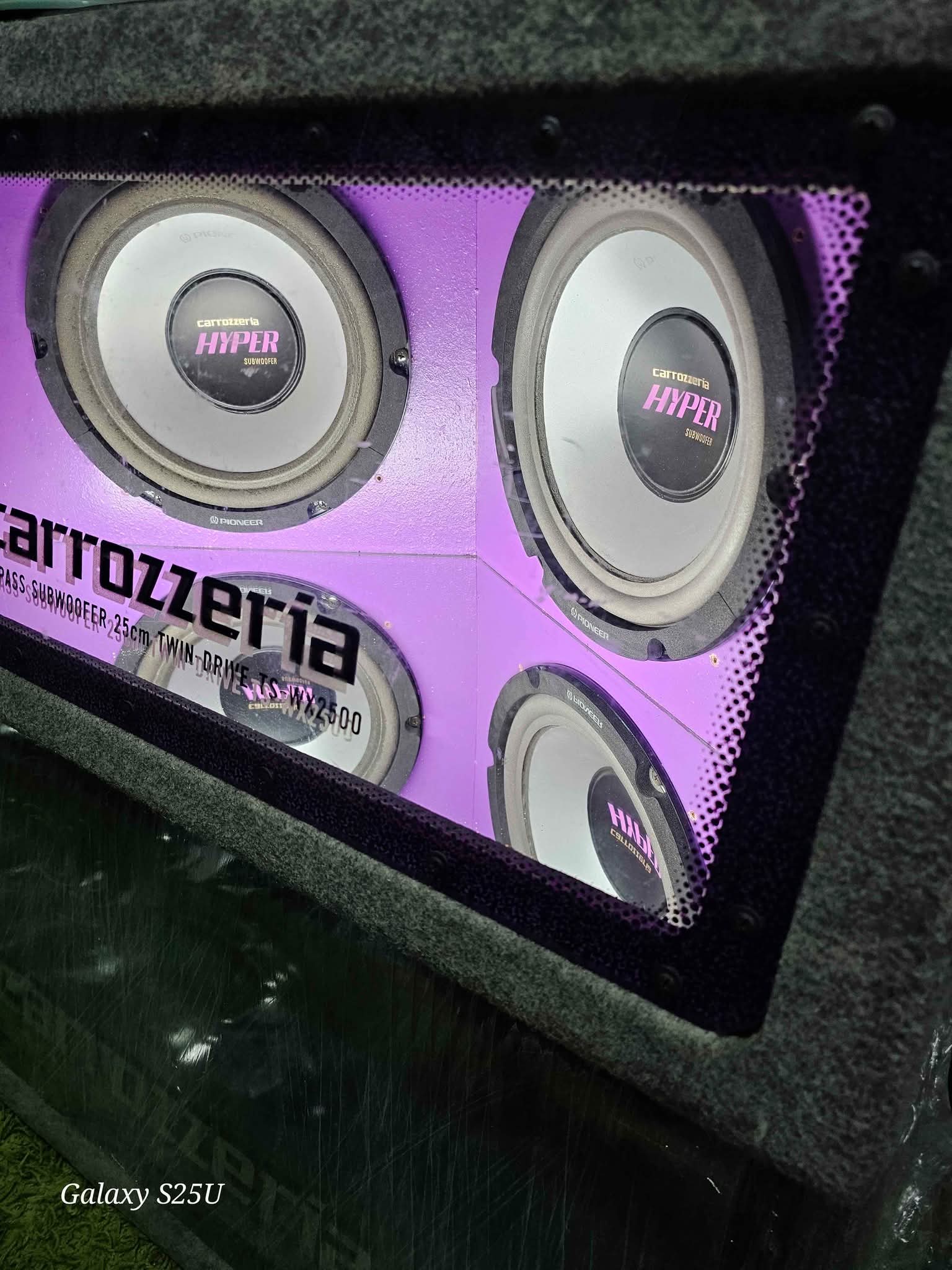 Carrozzeria bandpass subwoofer twin drive Model ts-wx2500 Made in