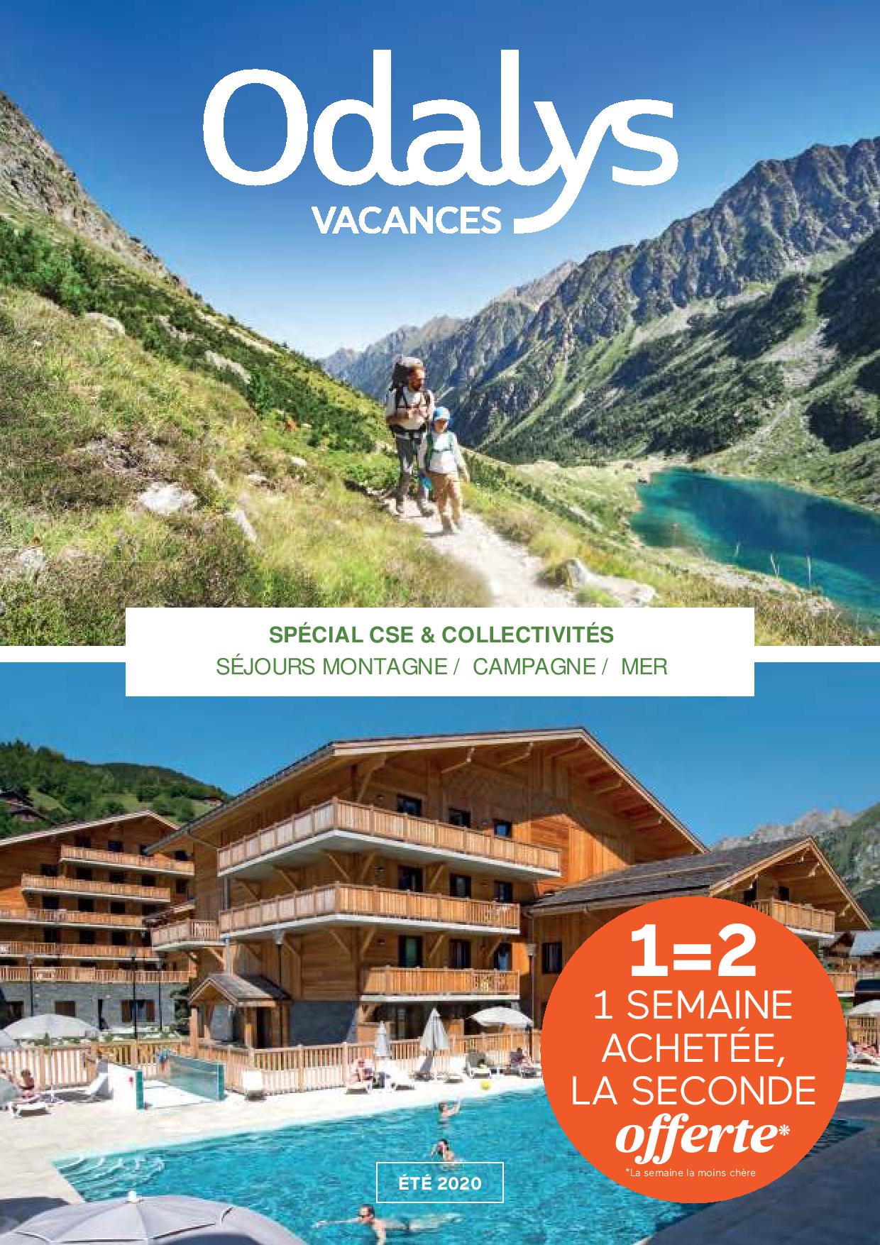 Odalys 1 Semaine Achetée 1 Semaine Offerte