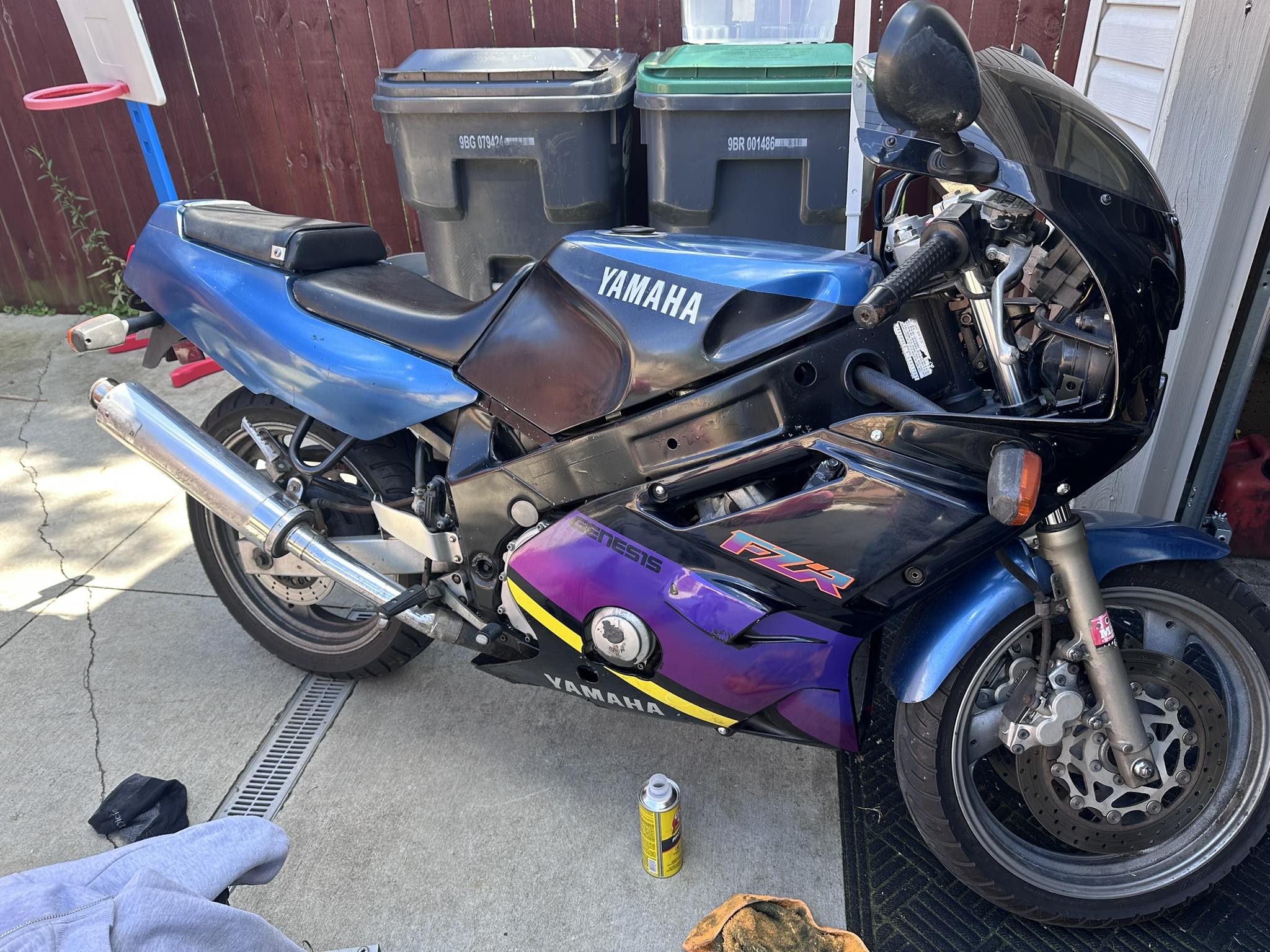 Lf mugen rr plastic front bhmper only