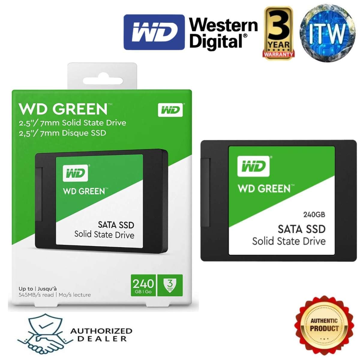 Gadget Box Ph - Get your Western Digital WD Green 240GB (SSD) SATA FOR ...
