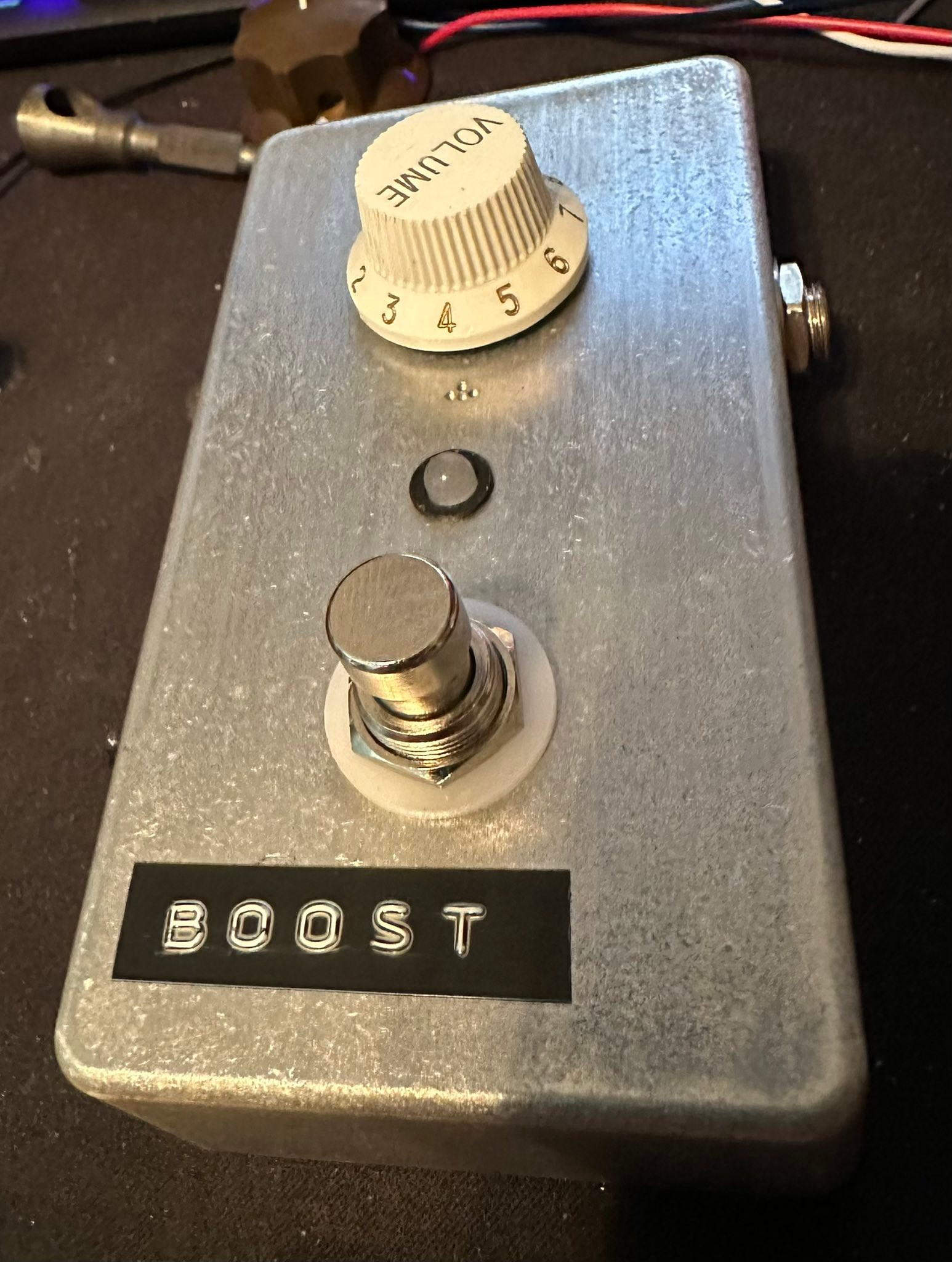 Custom Homemade EHX LPB-1 Amp Top with Diode Clipper Add-on