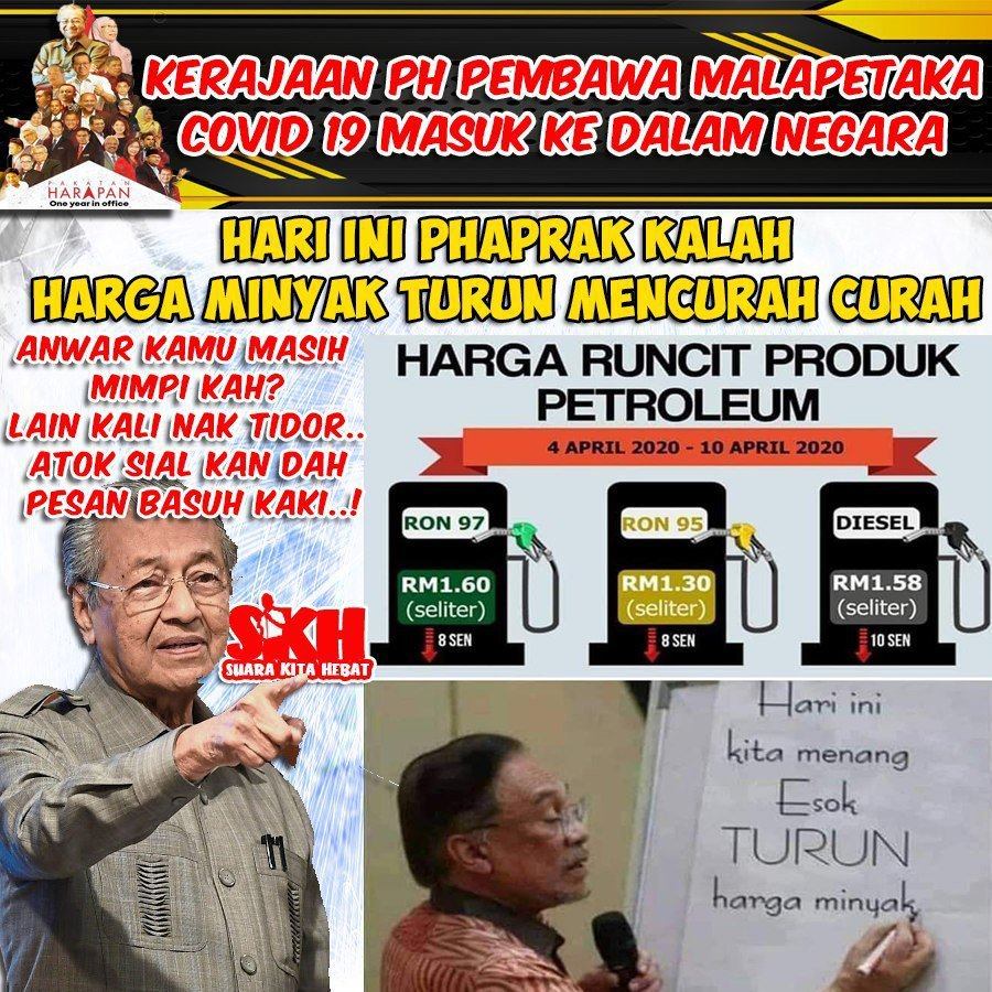 Turun Harga Minyak Adalah X Factor Untuk Rakyat