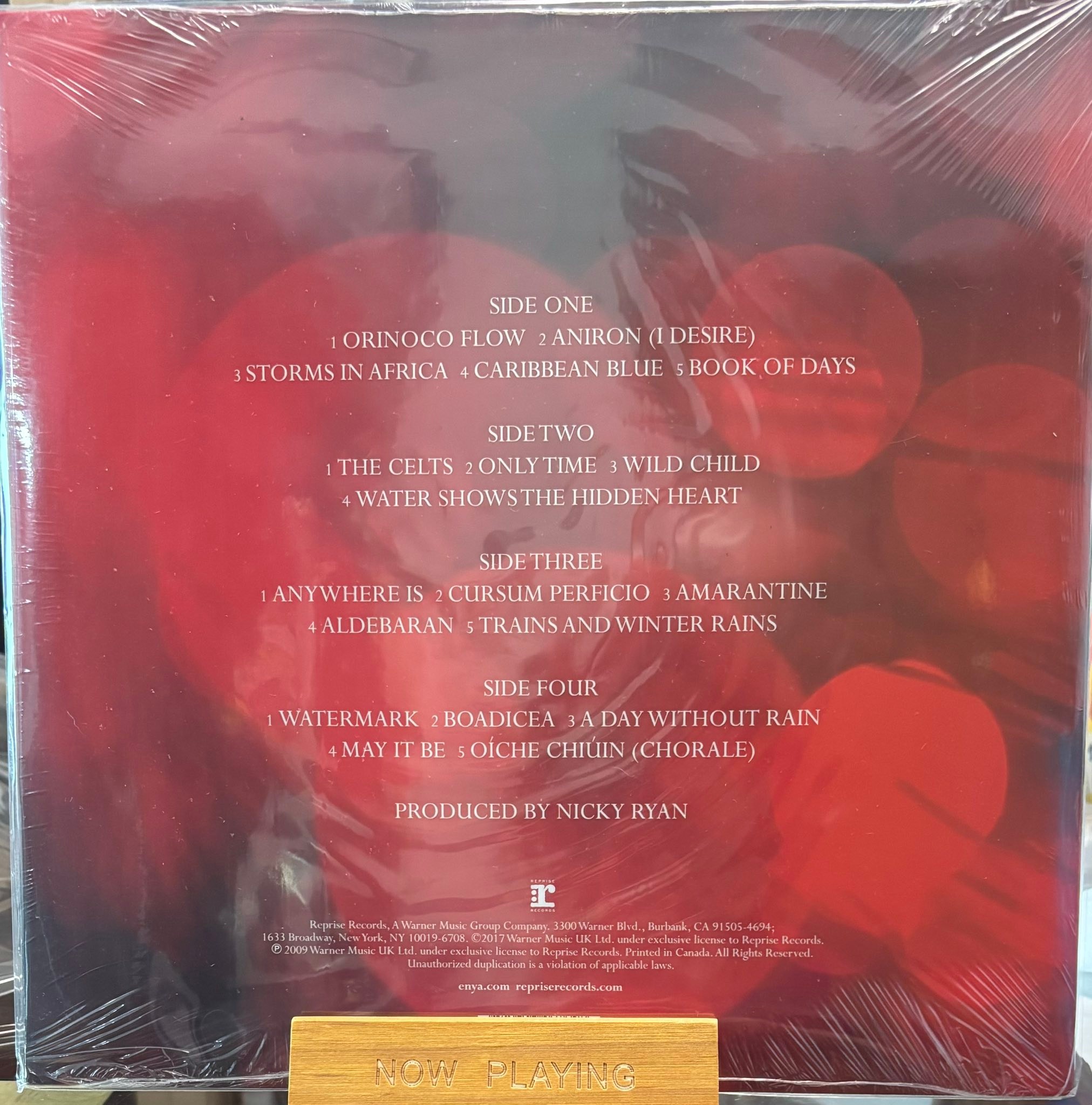 The Very Best Of Enya 2x LP, sealed $200