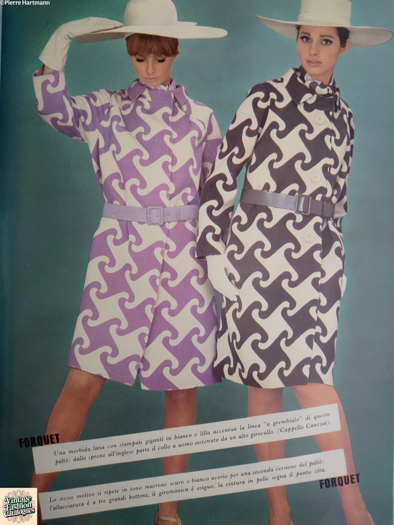 Coats by Forquet 1966. Plerre PlerreHartmann art u tn alto 