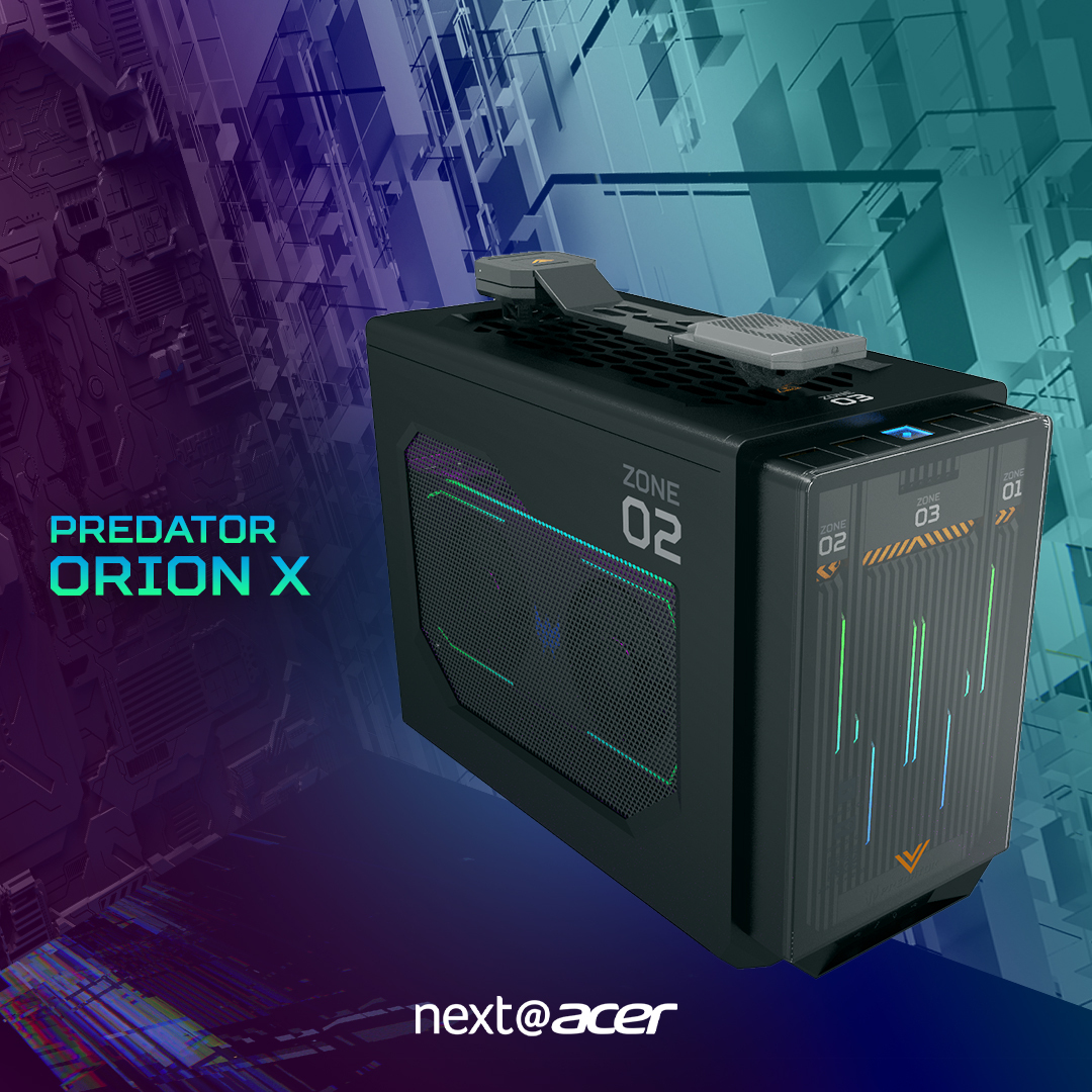 Predator Gaming - Sci-fi aesthetics and modular zones, the Orion X is a ...