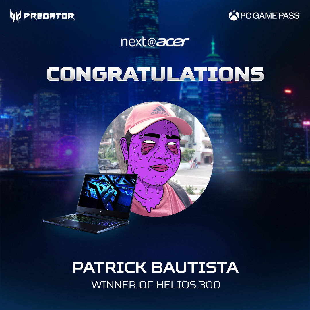 Predator Gaming - Congratulations to the lucky winner of the Predator ...