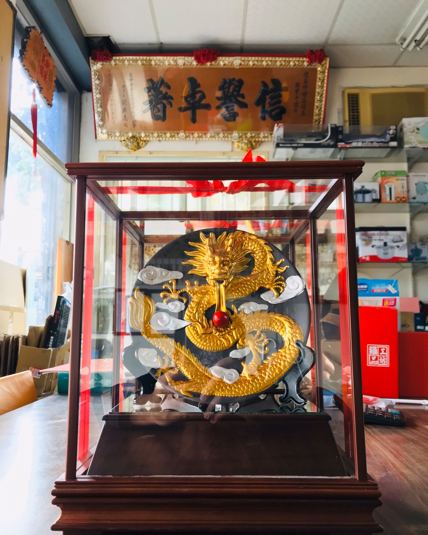 禮來行Li-Lai禮品公司 - 賀！新商品上架🎉🎉🎉 🔥[碳 雕 金 龍 盤]🔥